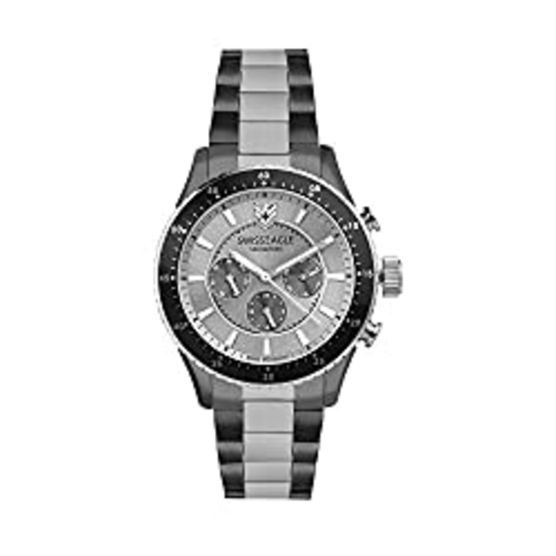 RRP £149.00 Swiss Eagle Men s Chronograph Gunmetal Dial Watch (Model - SE-9163)