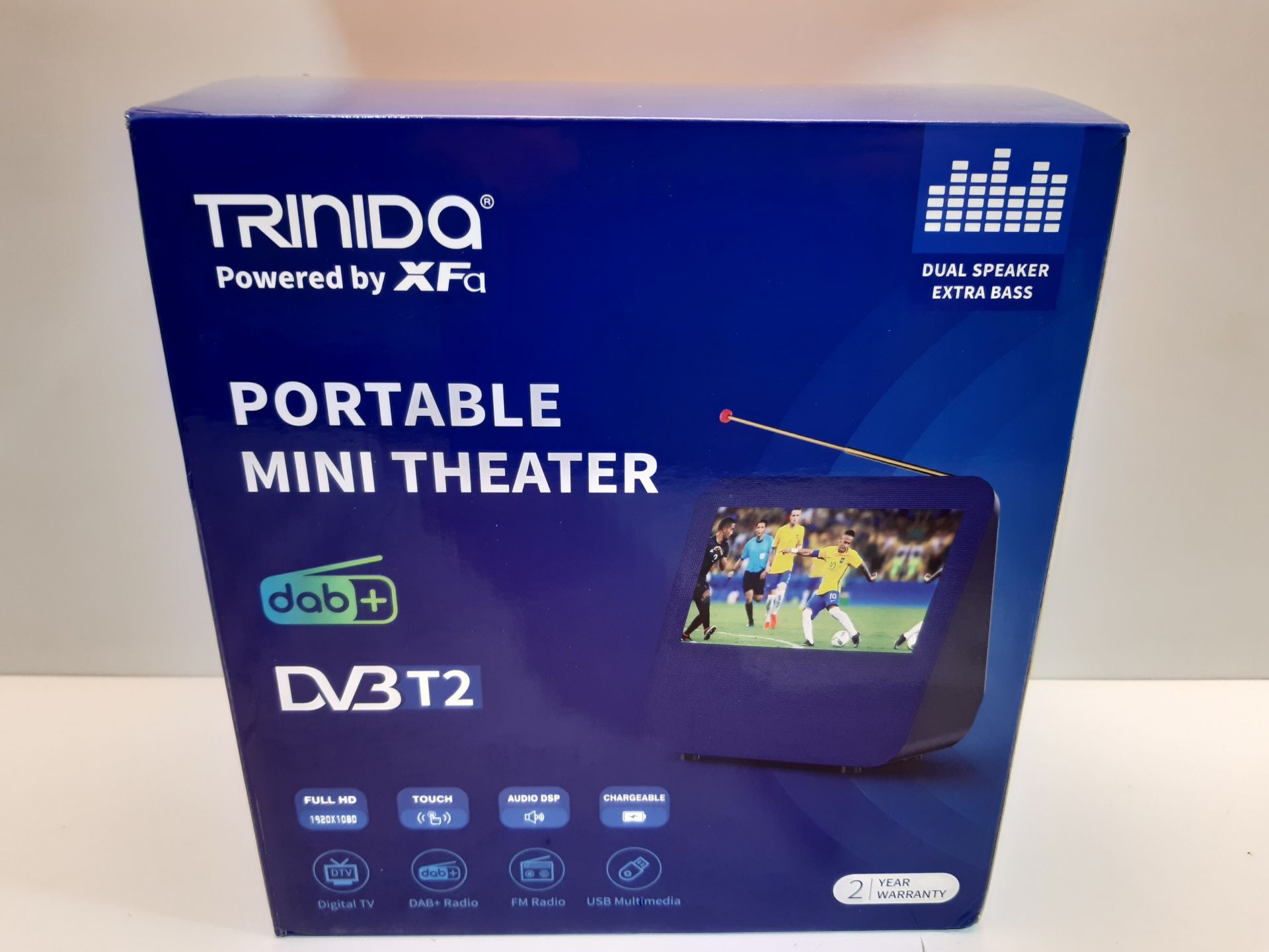 RRP £80.74 Portable TV 7 Inch by TRINIDa - Image 2 of 2