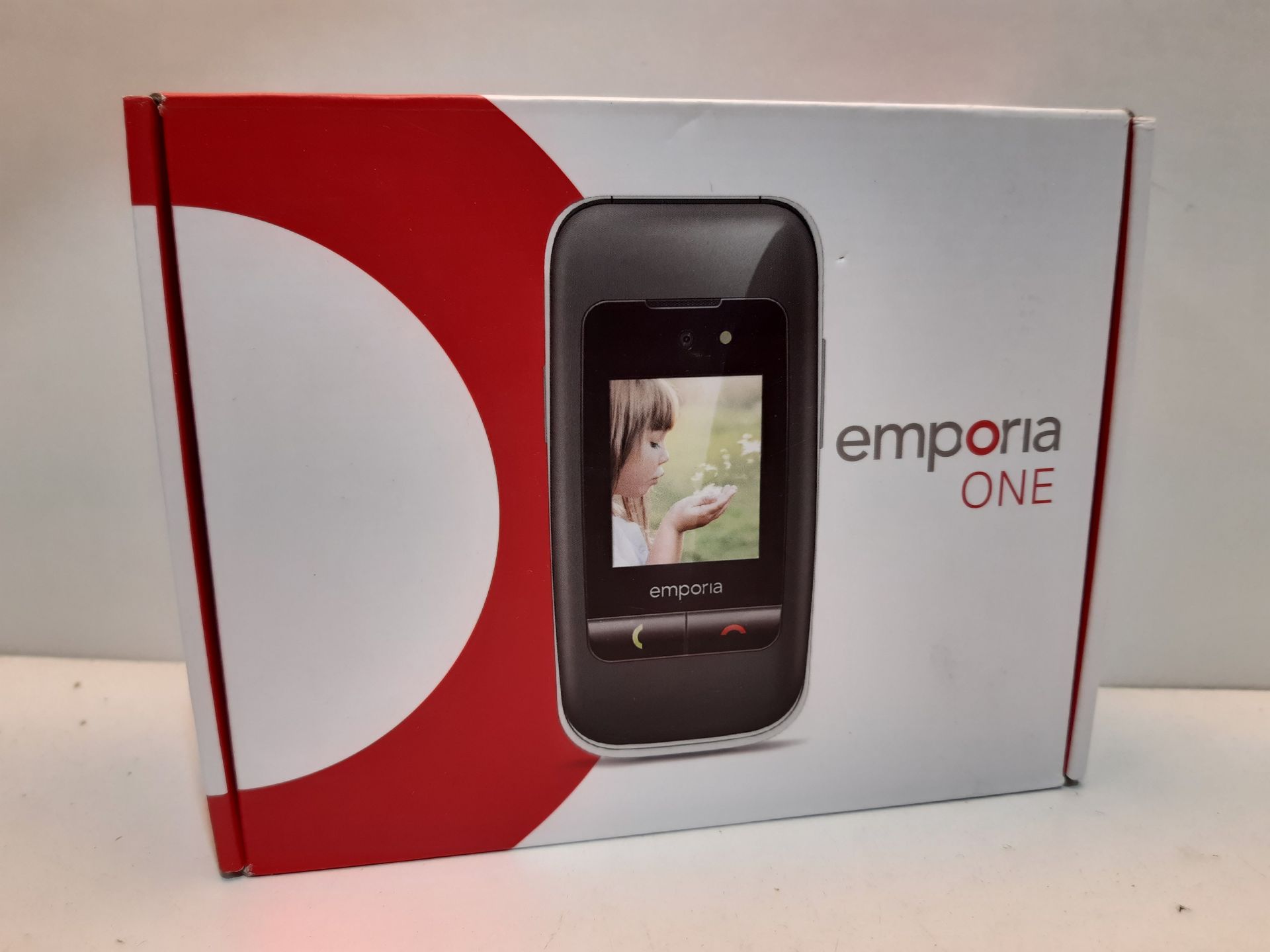 RRP £50.00 Emporia One Silver/Space Grey 2.4" Easy To Use Clamshell - Image 2 of 2