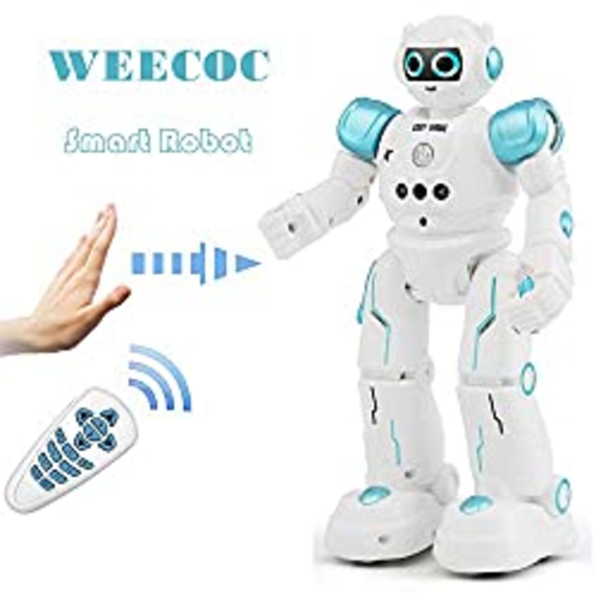 RRP £27.82 WEECOC RC Robot Toys Gesture Sensing Smart Robot Toy