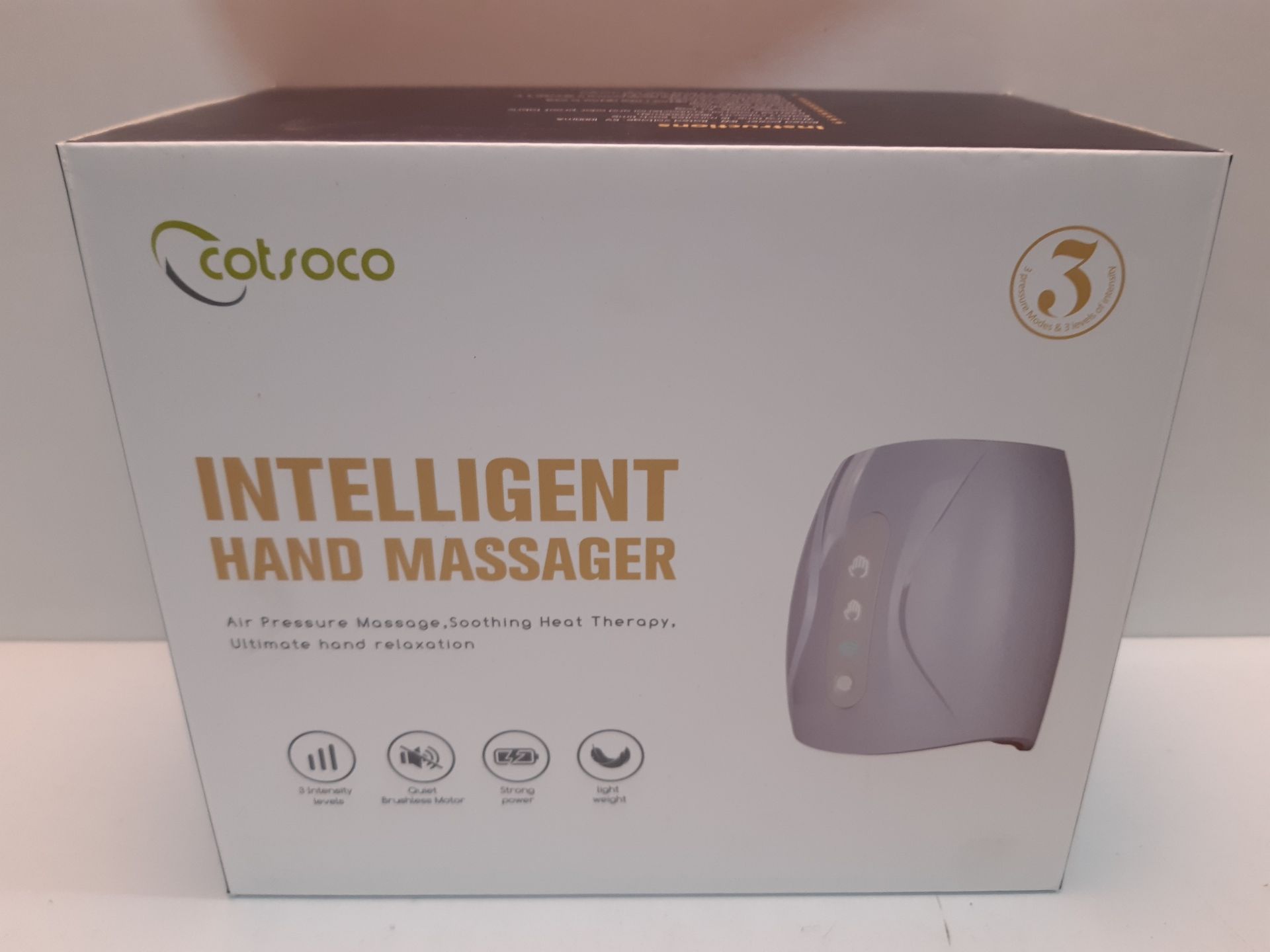 RRP £65.99 Electric Hand Massager with Heat - Image 2 of 2