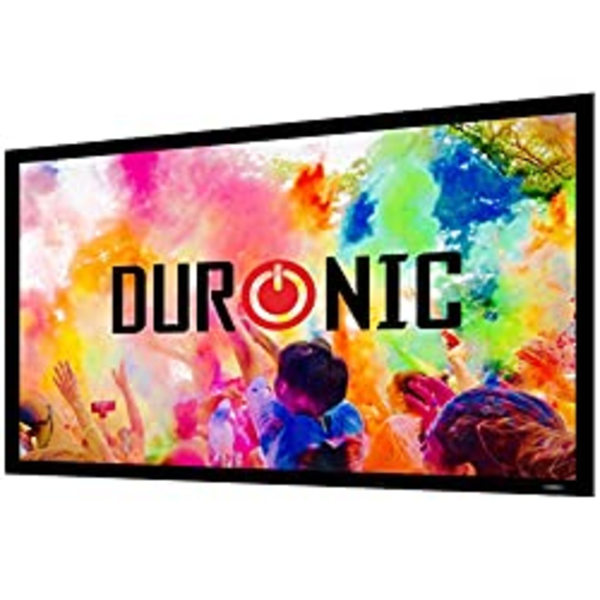 RRP £109.99 Duronic Projector Screen FFPS92/169 | 92-Inch Wall