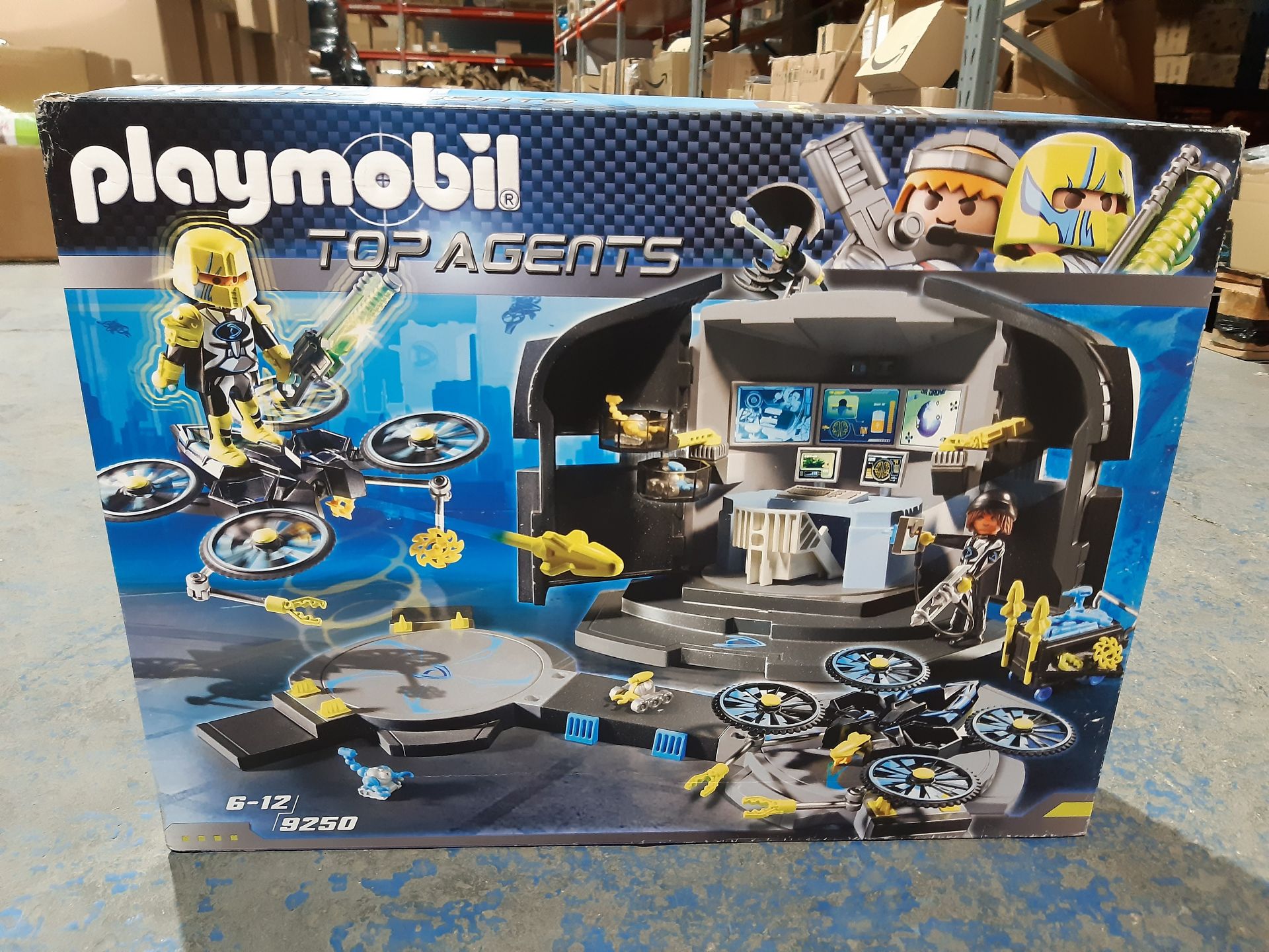 RRP £25.03 Playmobil 9250 Top Agents Dr. Drone's Command Base Toy Set, Multi - Image 2 of 2