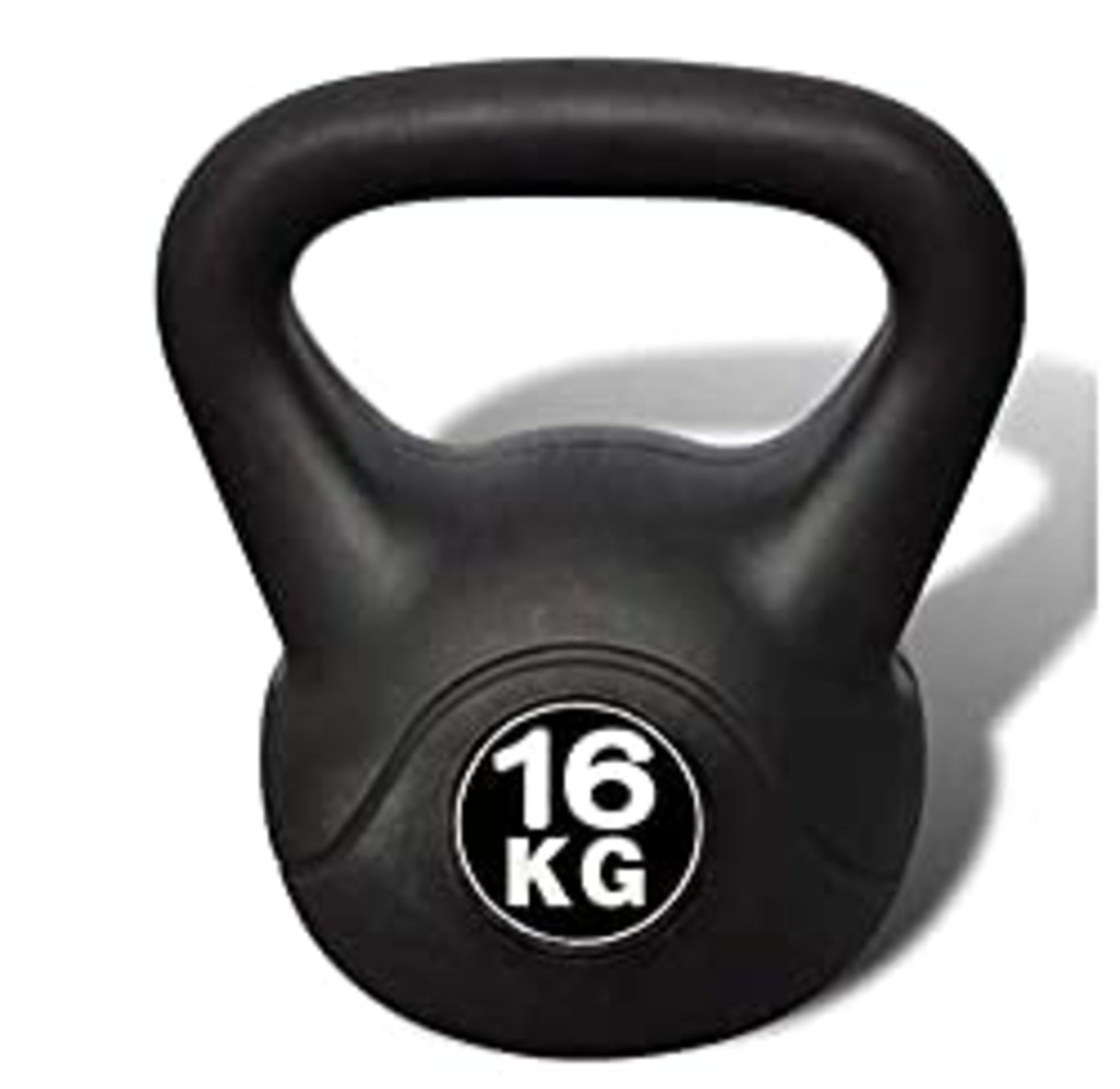 RRP £32.99 Bench KettleBell Home Gym Exercise Fitness Kettlebell Equipment Weights 16kg