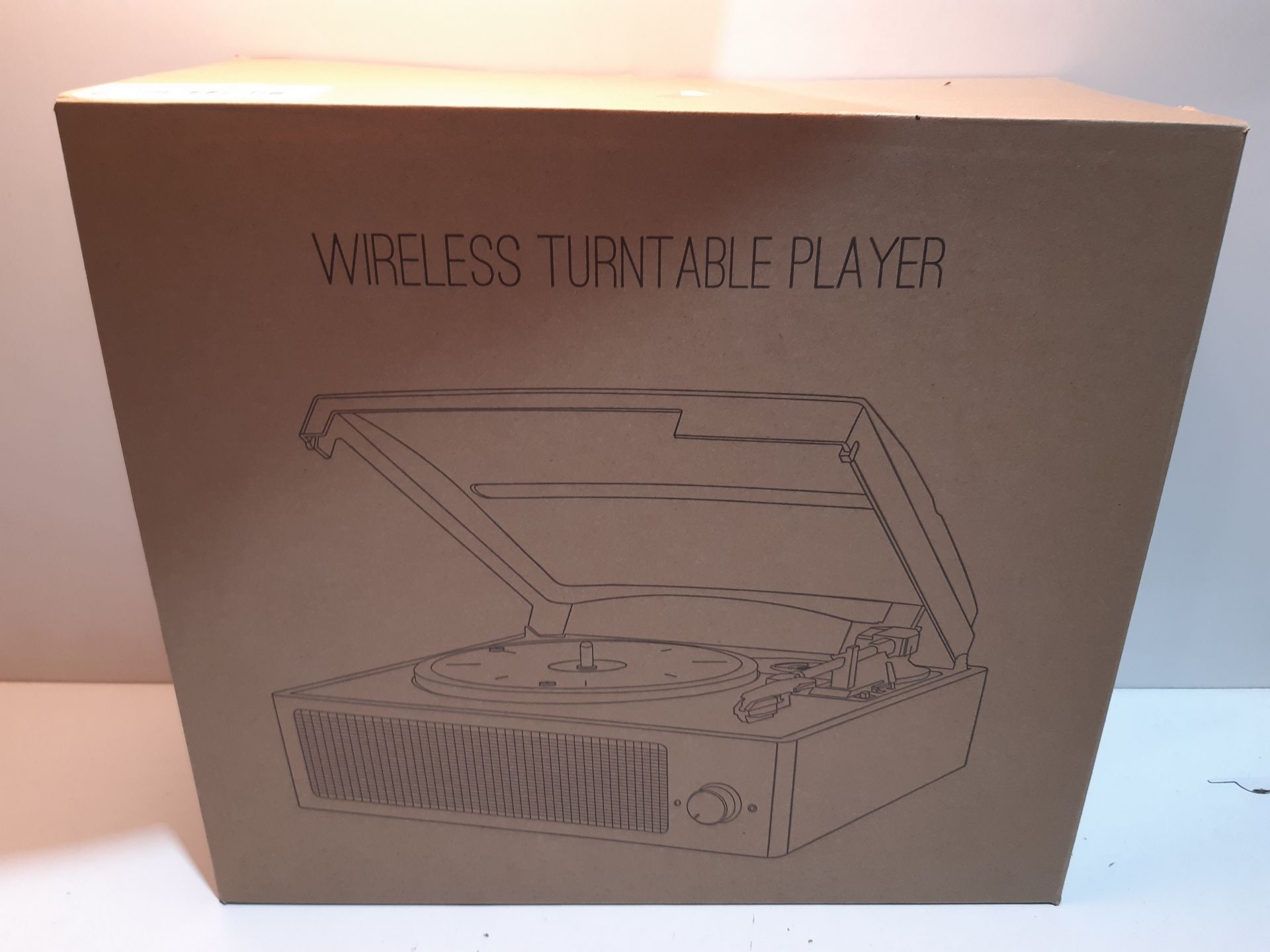 RRP £46.99 Vinyl Record Player Turntable with Built-in Bluetooth - Image 2 of 2