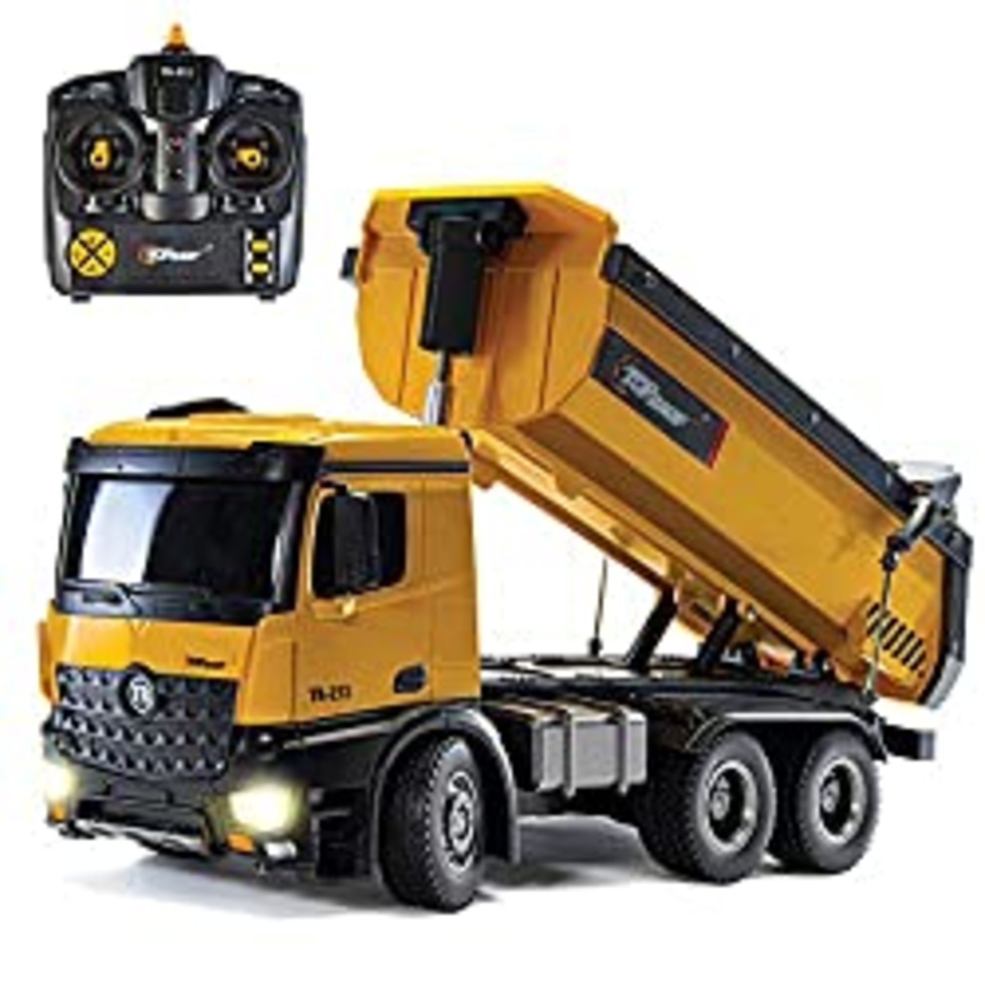 RRP £79.96 Top Race Remote Control Construction Dump Truck