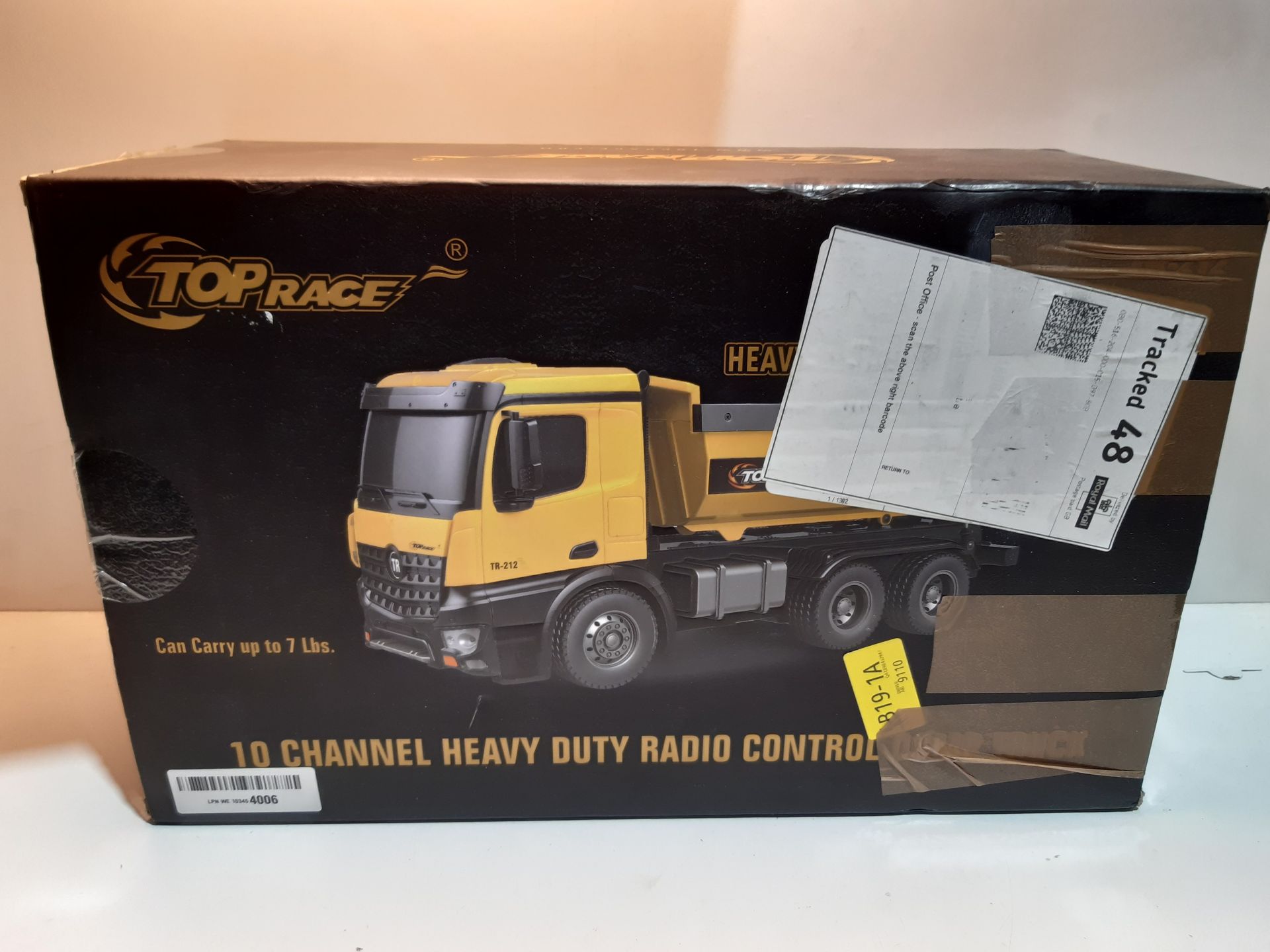 RRP £79.96 Top Race Remote Control Construction Dump Truck - Image 2 of 2