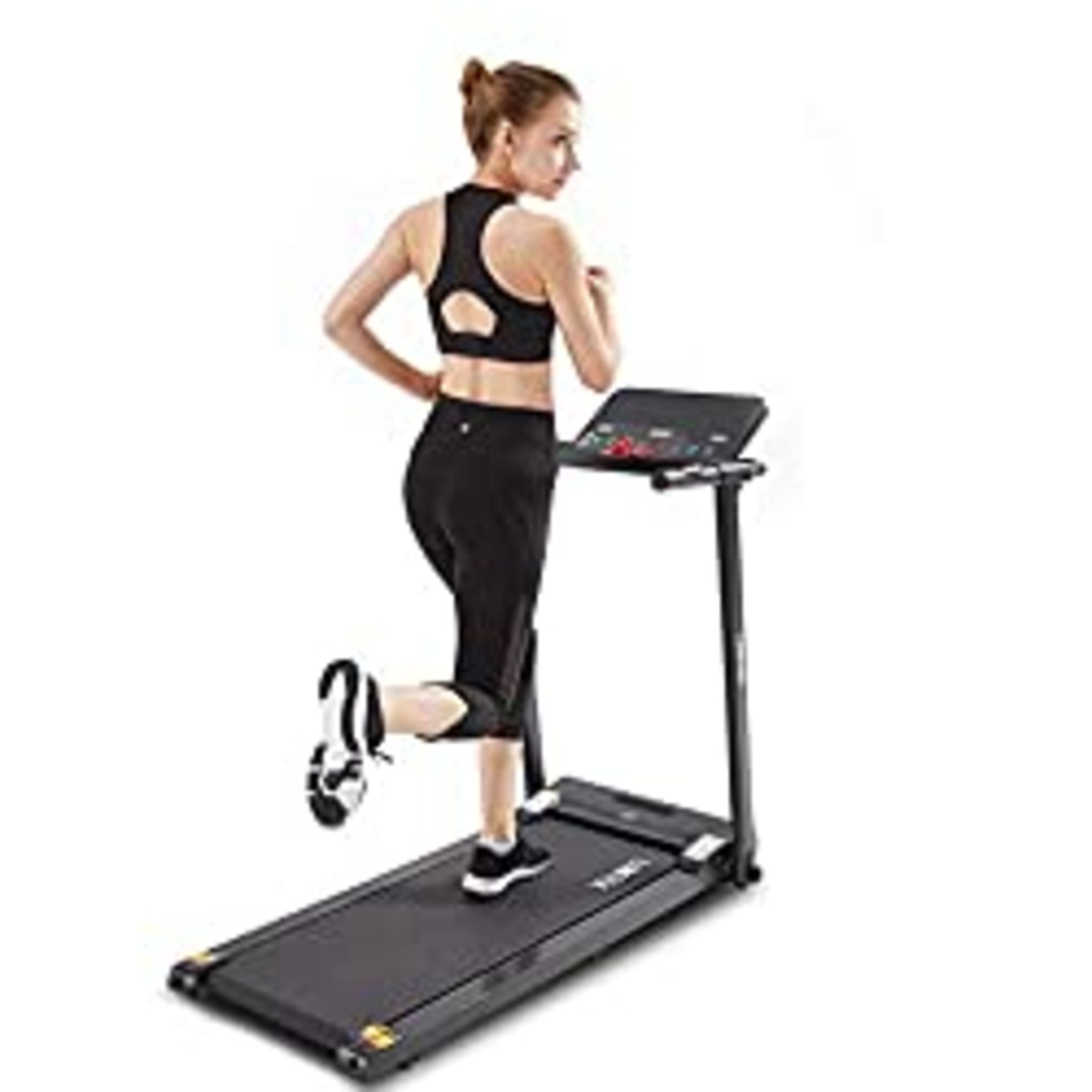 RRP £199.99 LONTEK Treadmill Electric Foldable with Heart Rate Monitor & Sports App