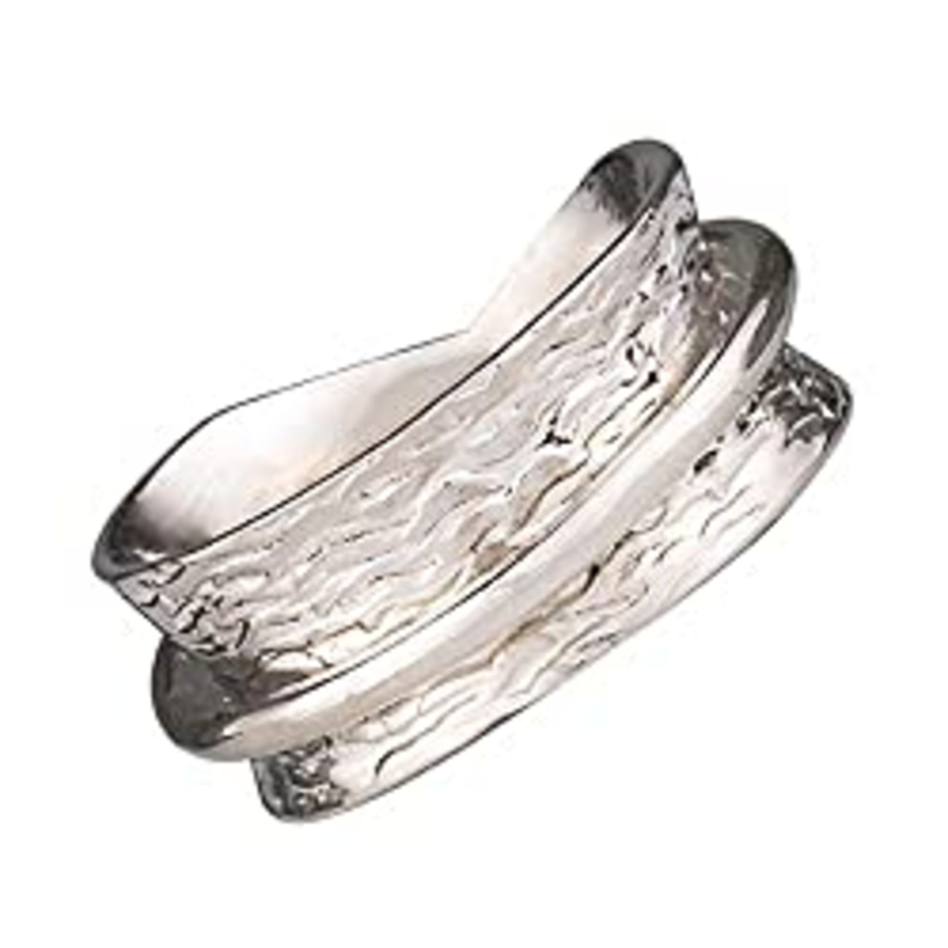 RRP £31.25 Energy Stone Simplicity Sterling Silver Meditation Spinner Ring
