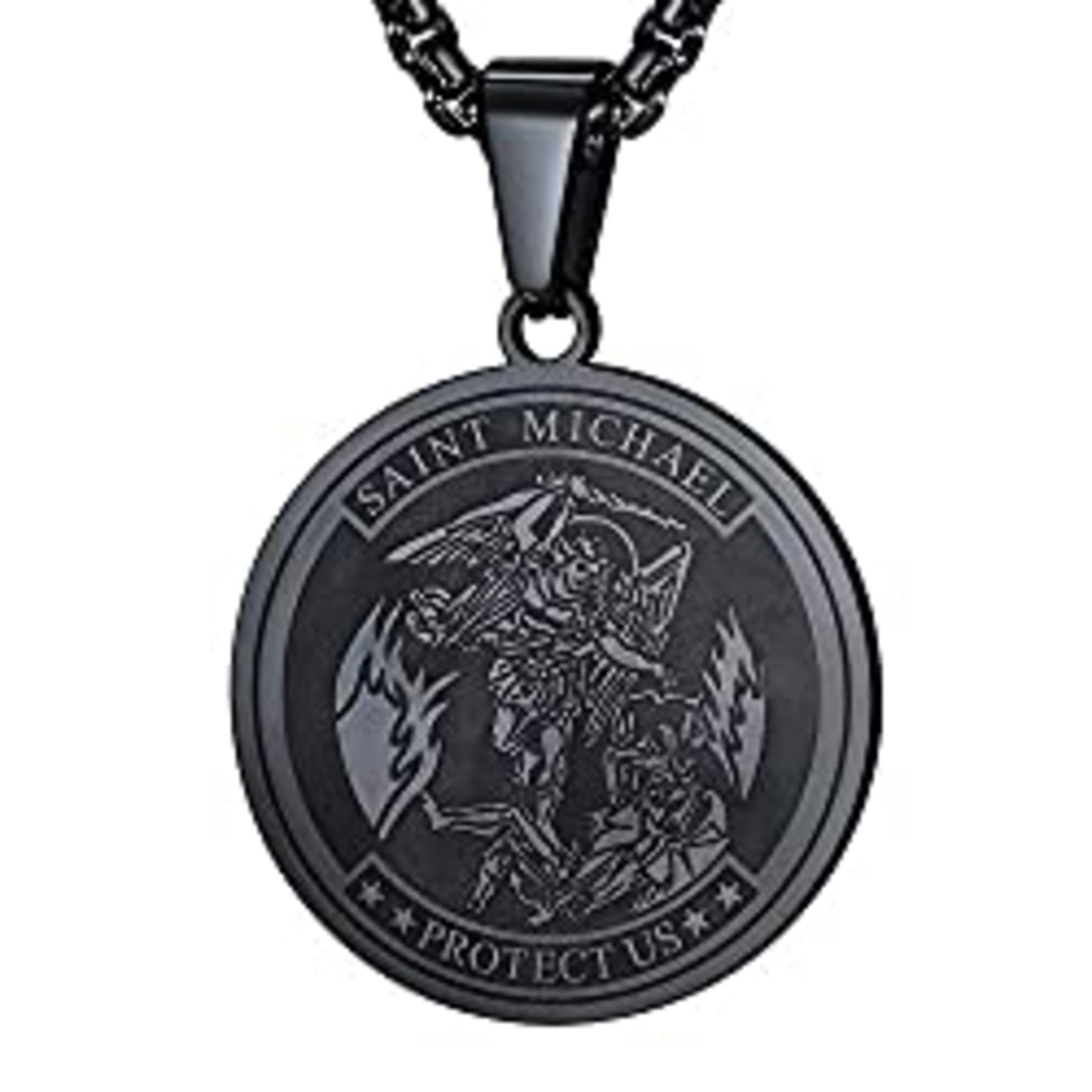 RRP £13.14 FaithHeart St.Michael Pendant Necklace Talisman of