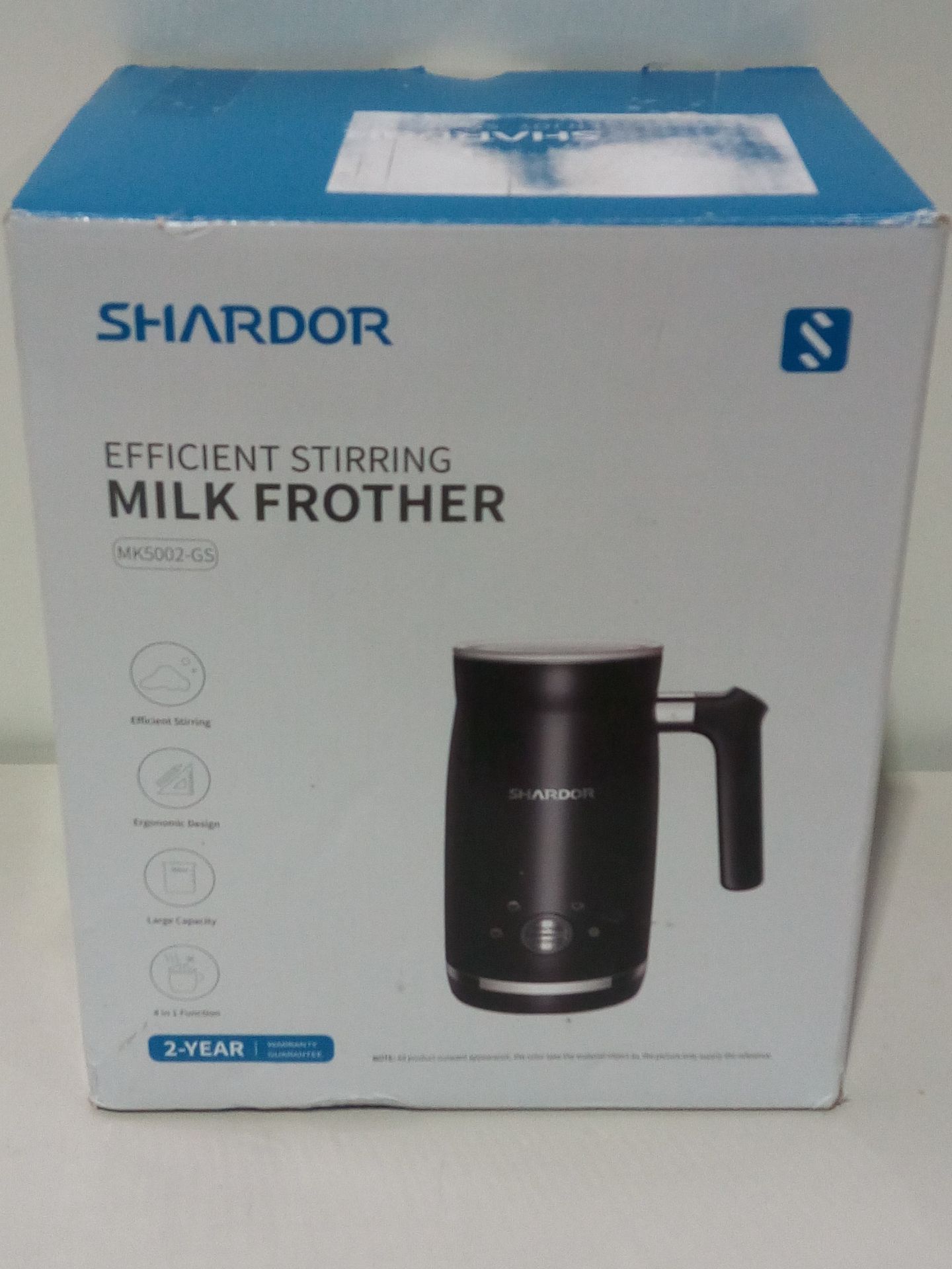 RRP £35.99 SHARDOR Electric Milk Frother - Image 2 of 2