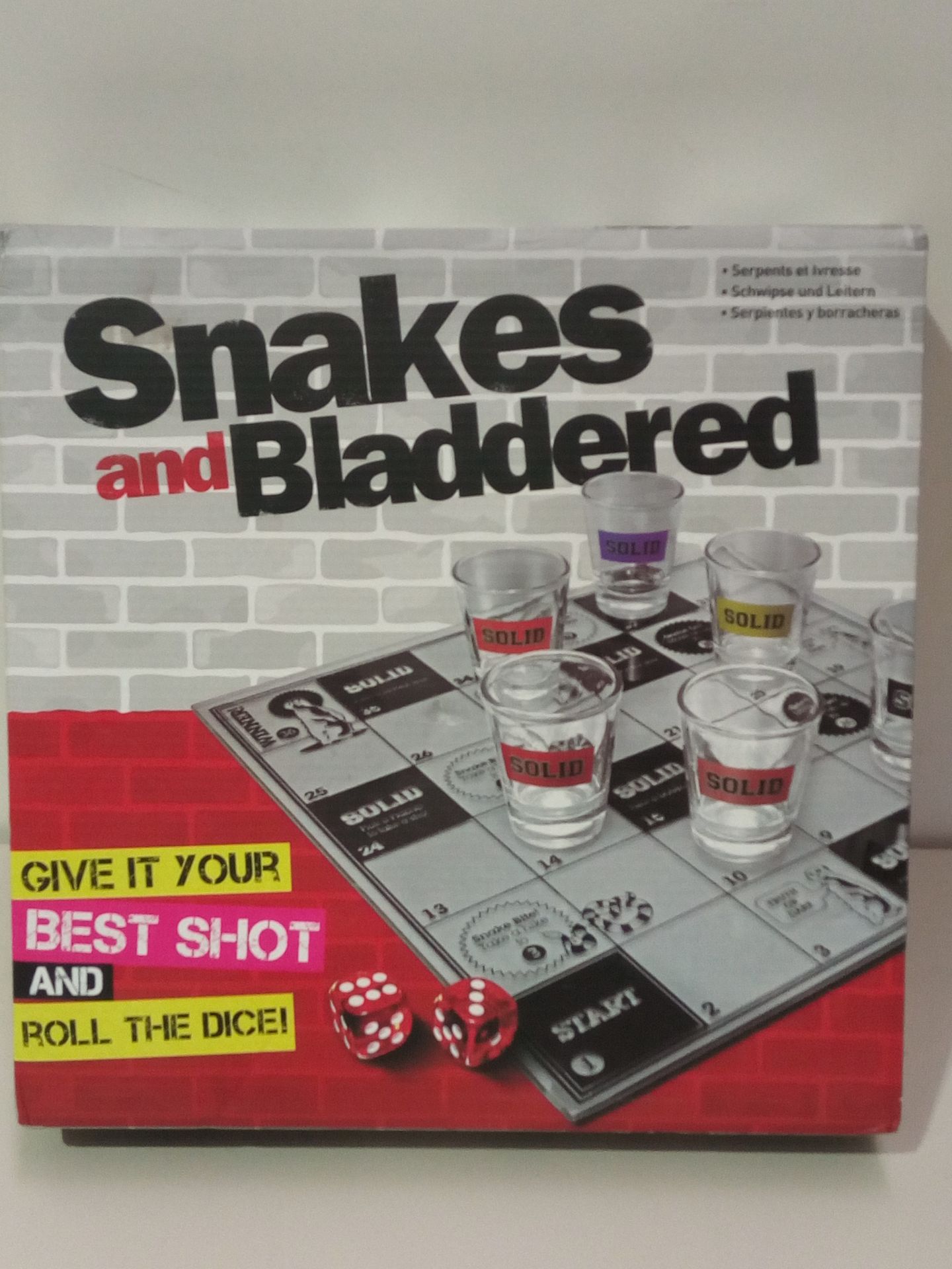 RRP £10.00 Snakes and Bladdered Drinking Game - Image 2 of 2