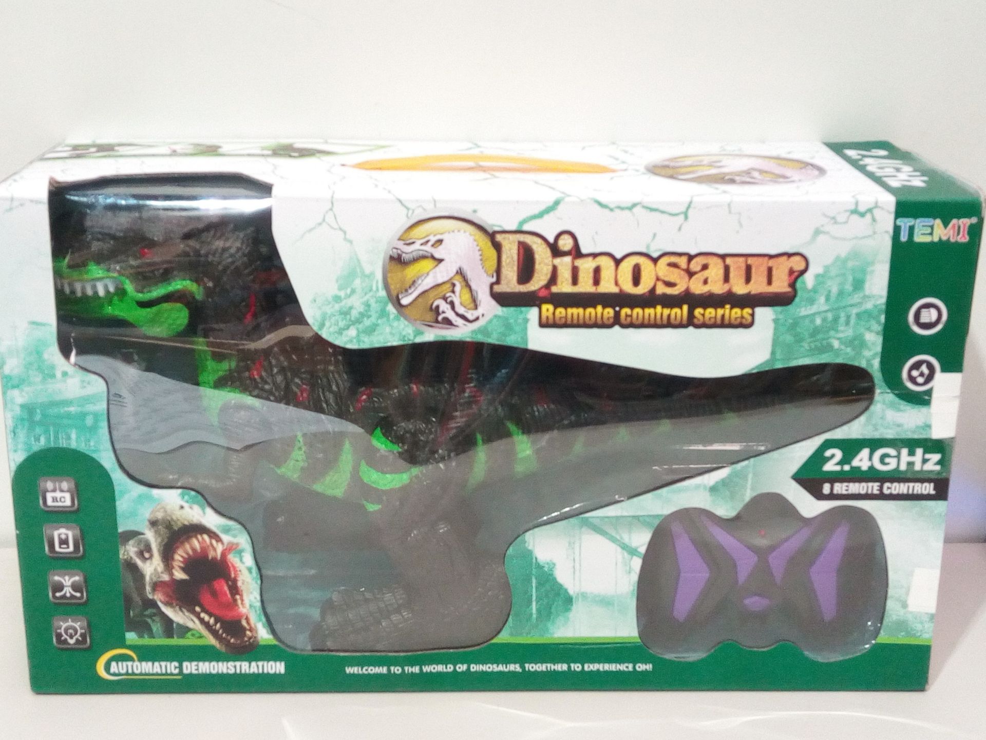 RRP £45.98 TEMI 2.4G Stunt Remote Control Dinosaur for Kids - Image 2 of 2