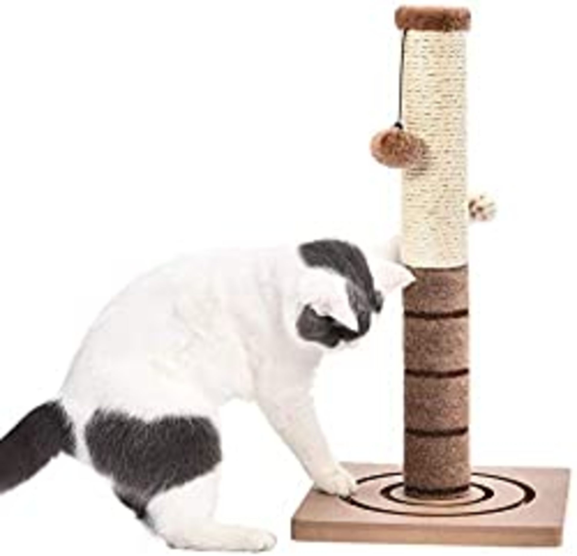 RRP £19.99 PAWZ Road Sisal Rope Scratching Post Cats Scratcher