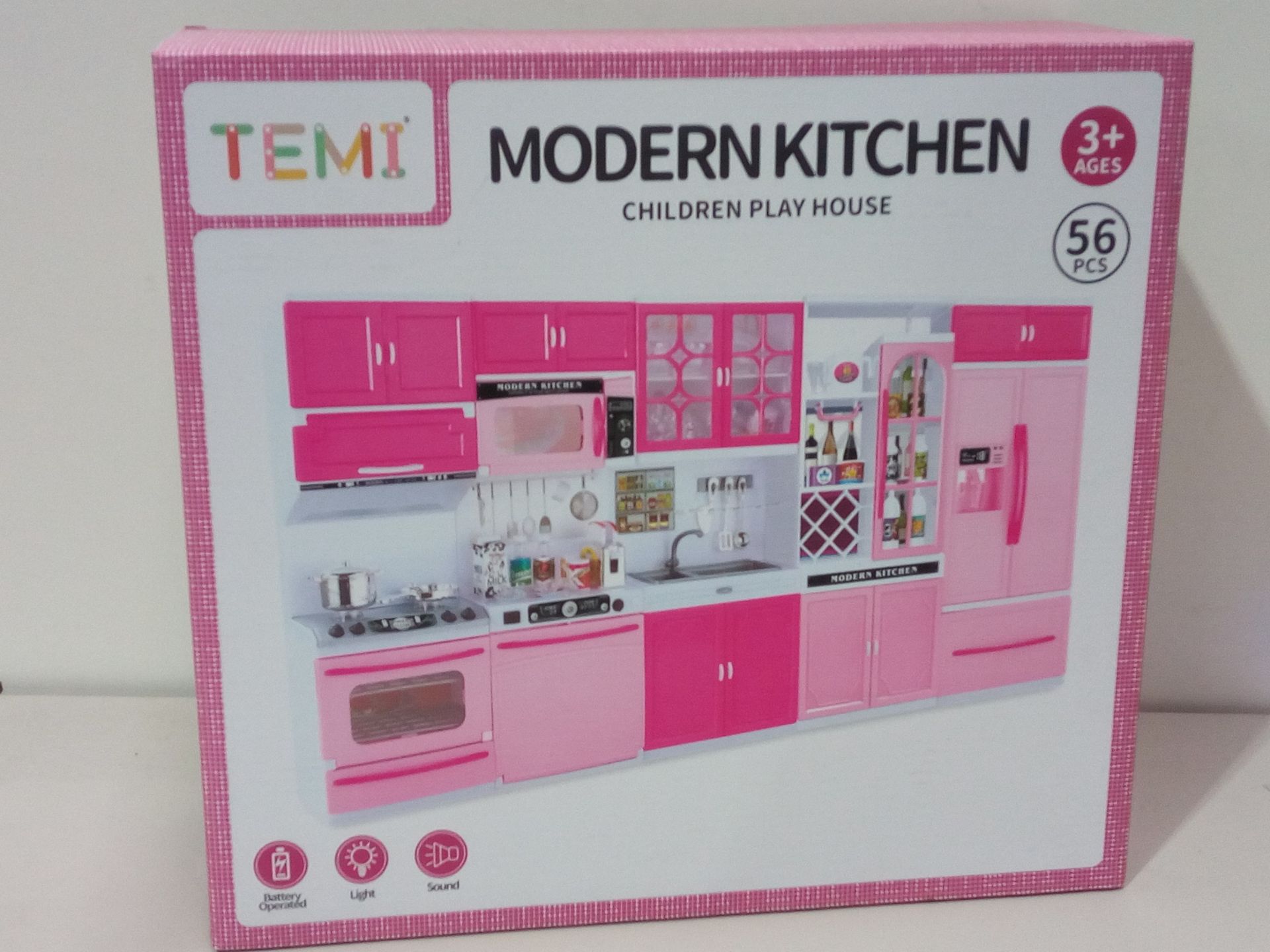 RRP £29.99 TEMI Kitchen Playset for Kids - Image 2 of 2