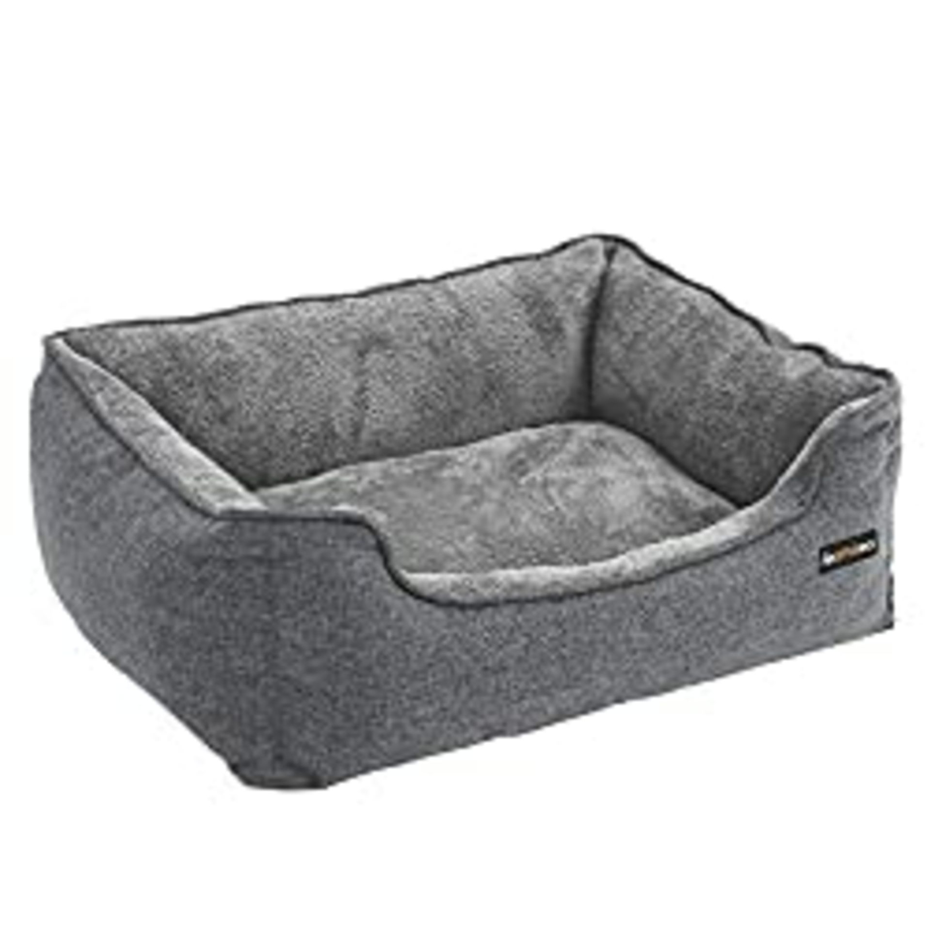 RRP £32.69 FEANDREA Washable Dog Bed with Removable Cover, Cuddly Dog Sofa, Grey PGW10GG