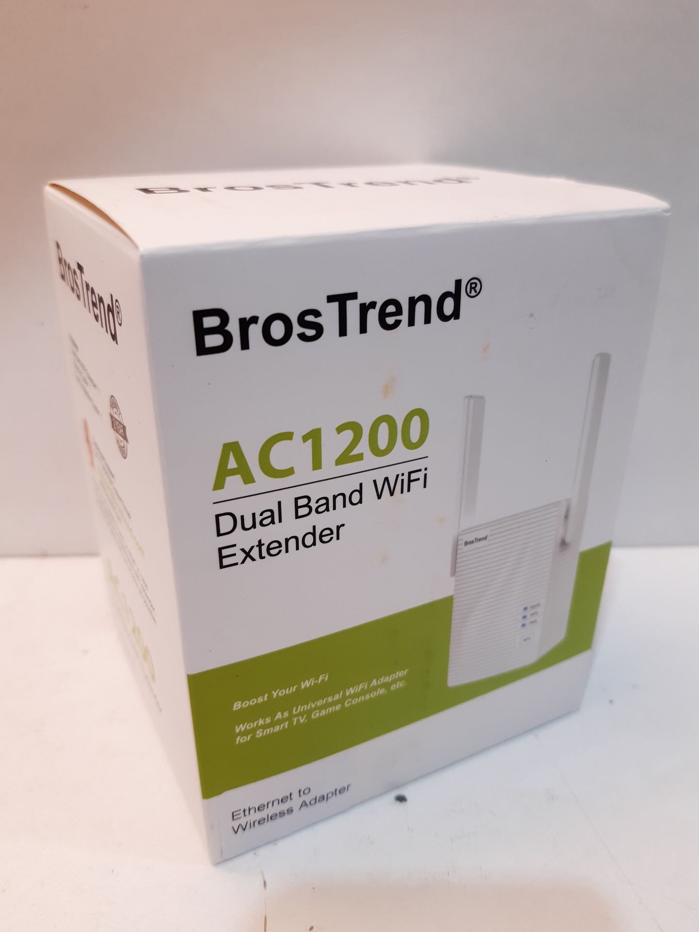 RRP £38.16 BrosTrend 1200Mbps Ethernet-2-WiFi Universal WiFi Adapter - Image 2 of 2