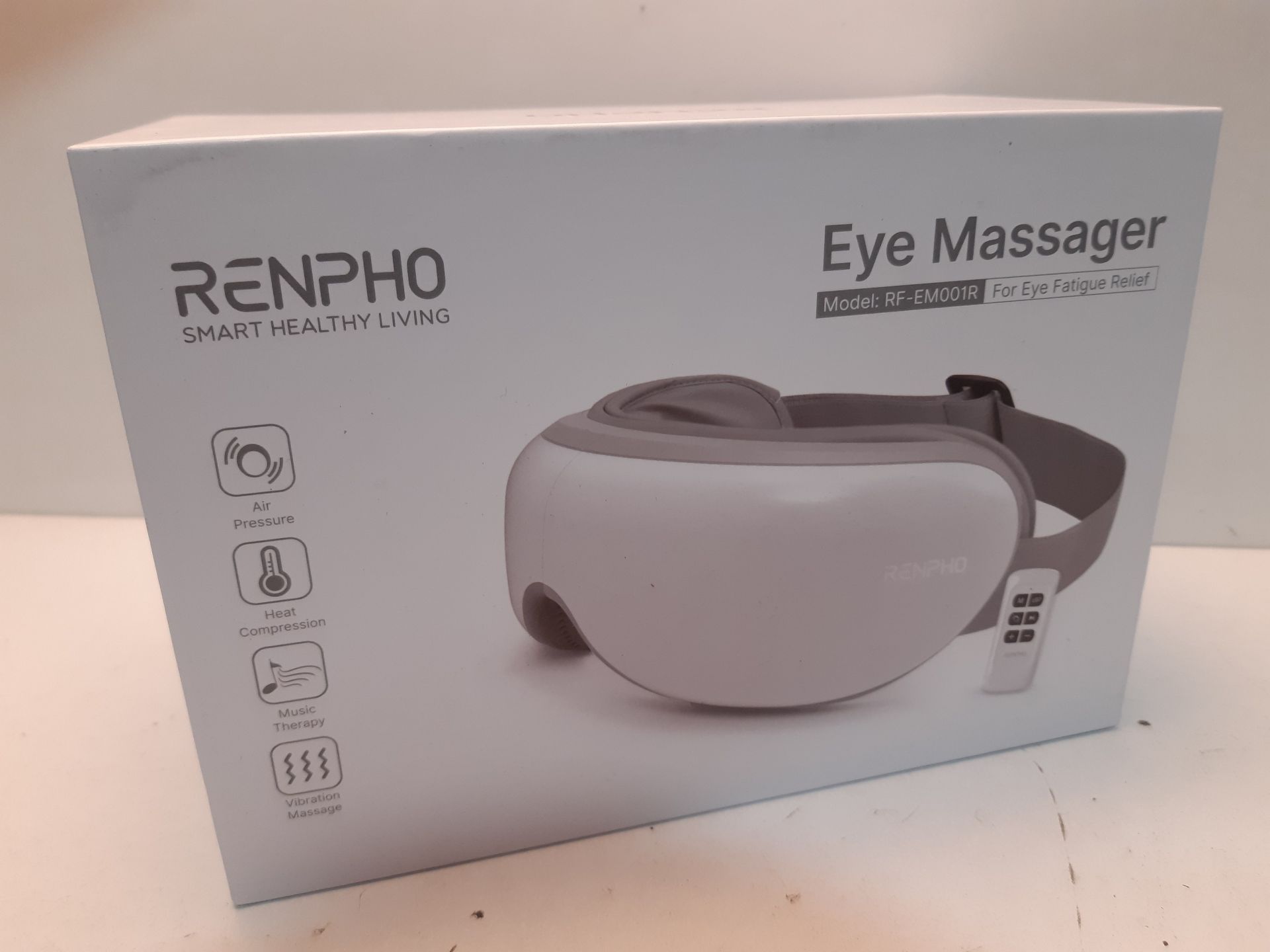RRP £55.99 RENPHO - Eye Massager with Remote Control & Heat - Image 2 of 2