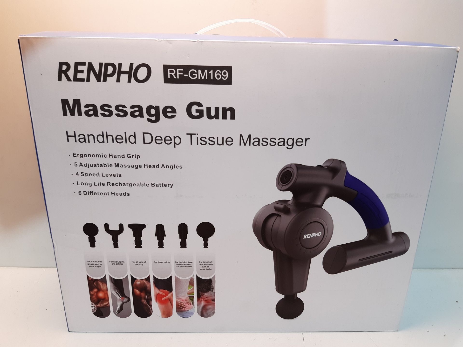 RRP £72.86 Massage Gun - Image 2 of 2