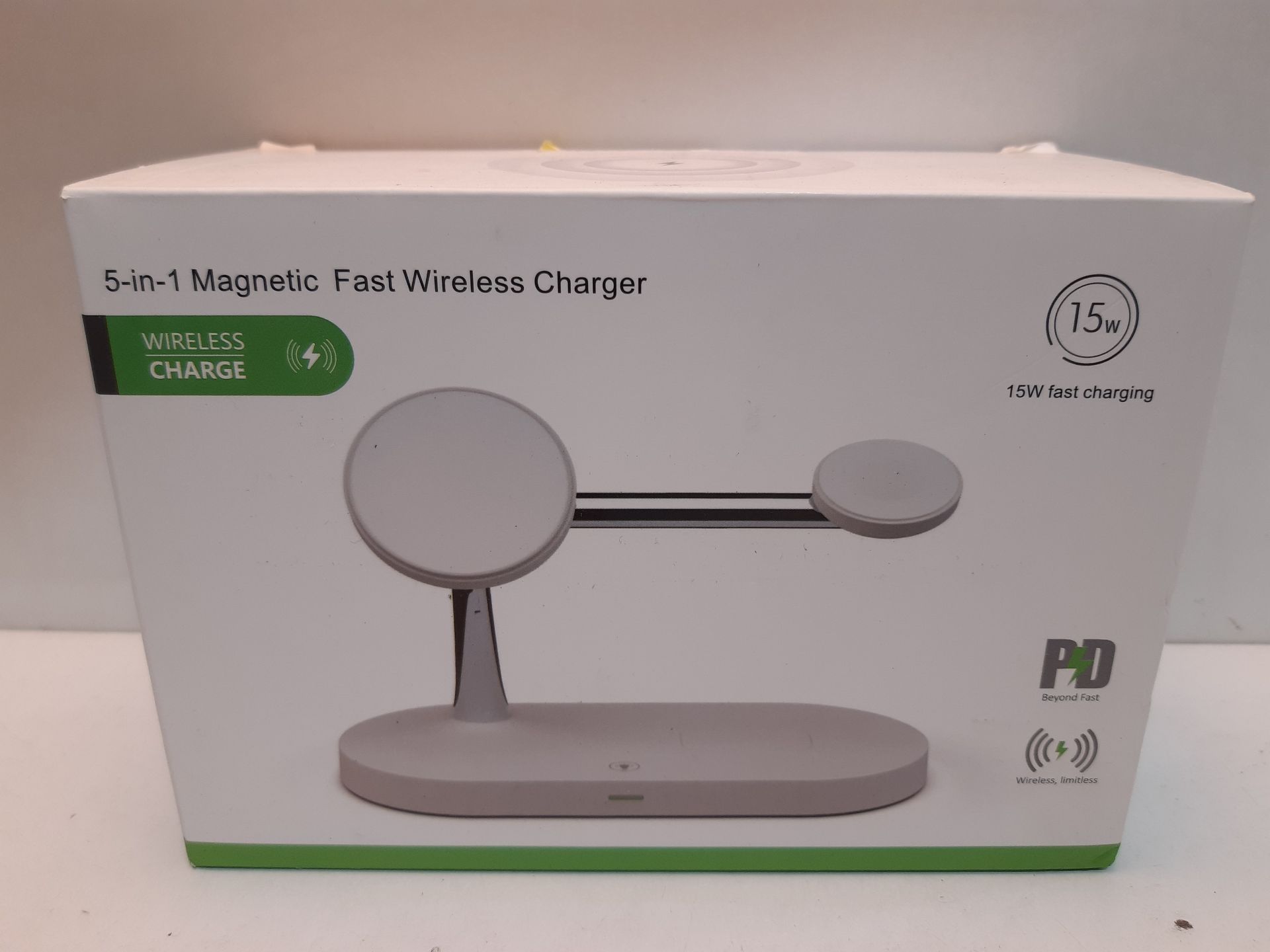 RRP £25.36 Hinyx 4 in 1 Magnetic Wireless Charger Stand - Image 2 of 2