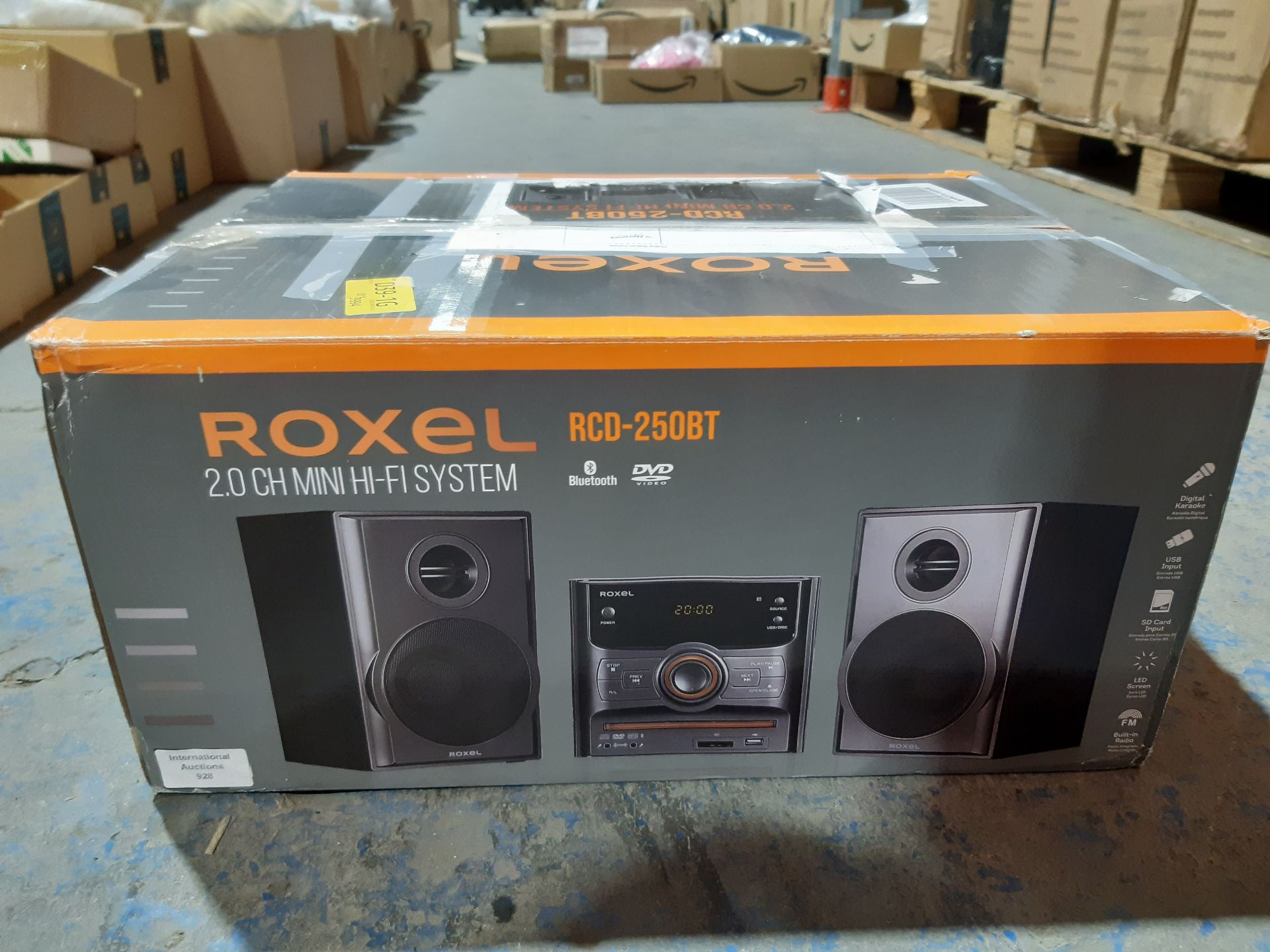RRP £79.99 Roxel RCD-250BT All in One Compact Micro Hifi CD Player - Image 2 of 2