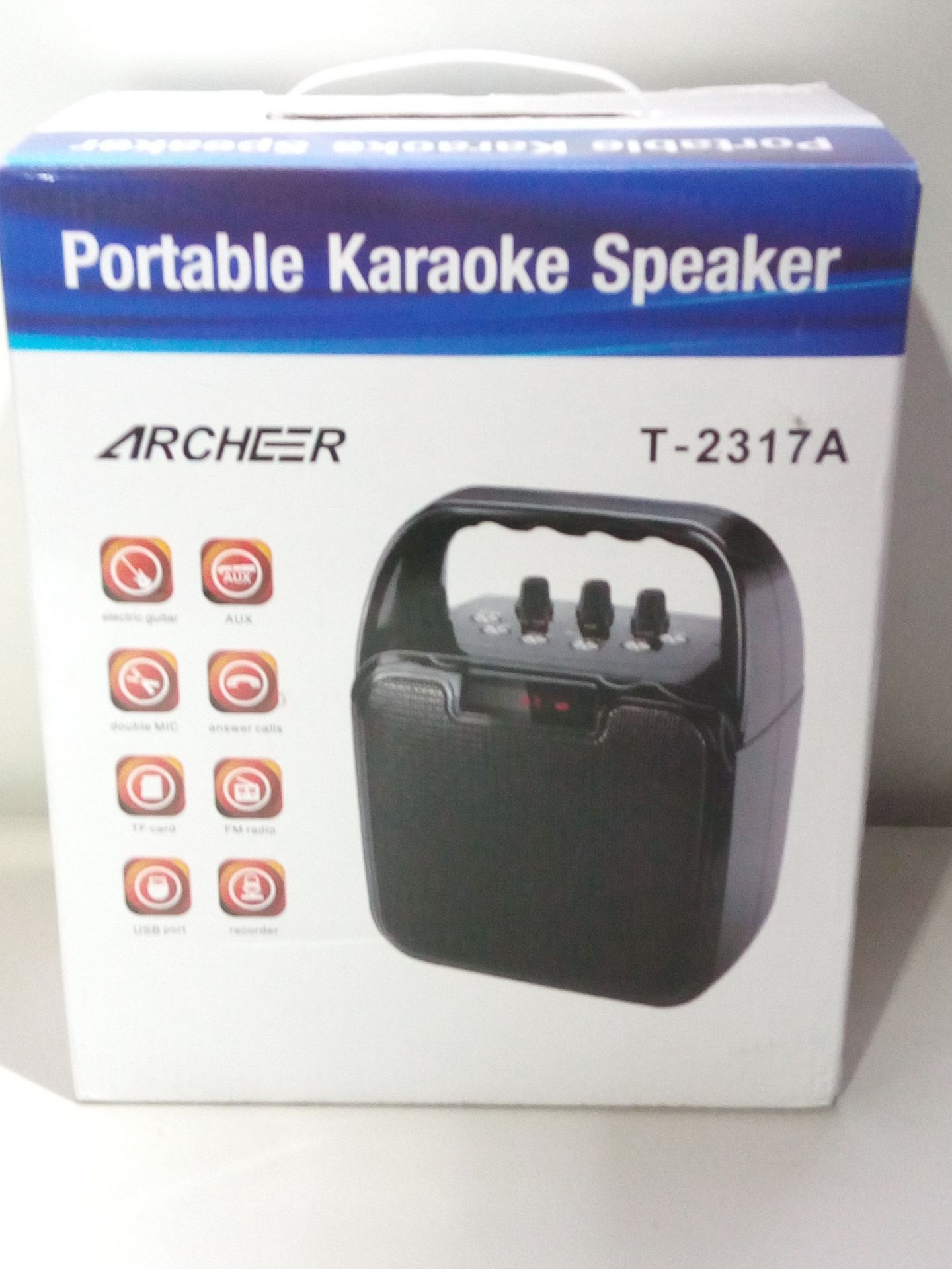 RRP £45.13 Portable Karaoke MachineCondition ReportAppraisal Available on Request - All Items are - Image 2 of 2