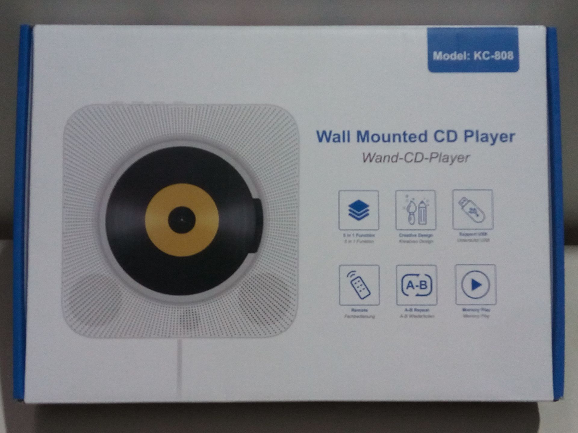 RRP £40.09 CD Player with Bluetooth - Image 2 of 2