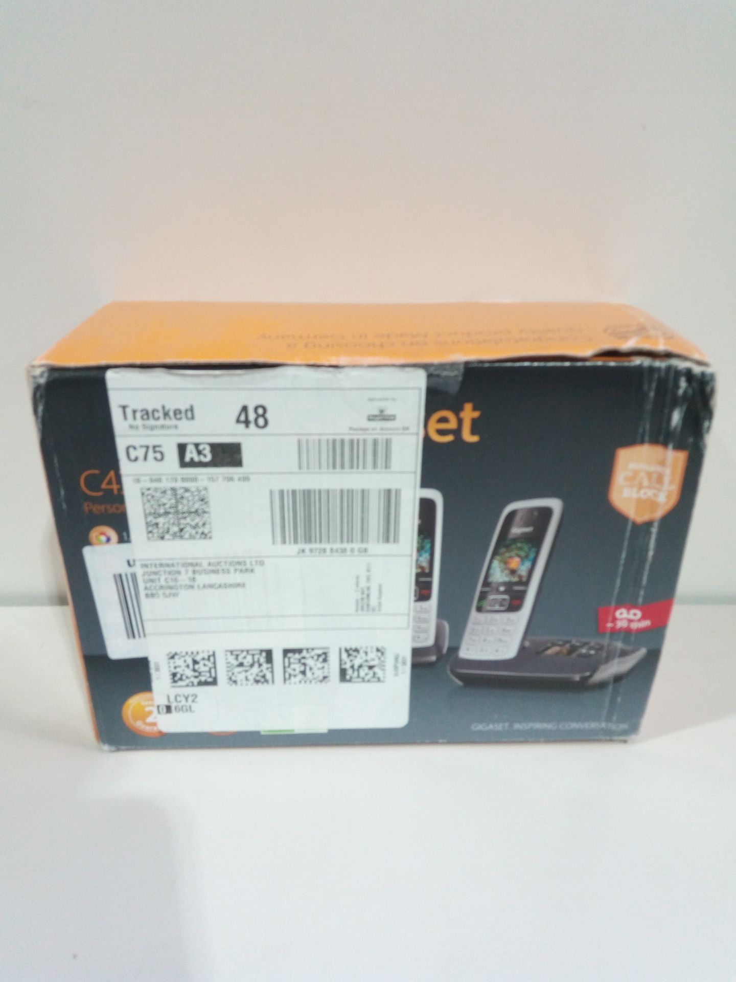 RRP £52.99 Gigaset C430A Nuisance Call Blocking Cordless Phone with Answering Machine - Image 2 of 2