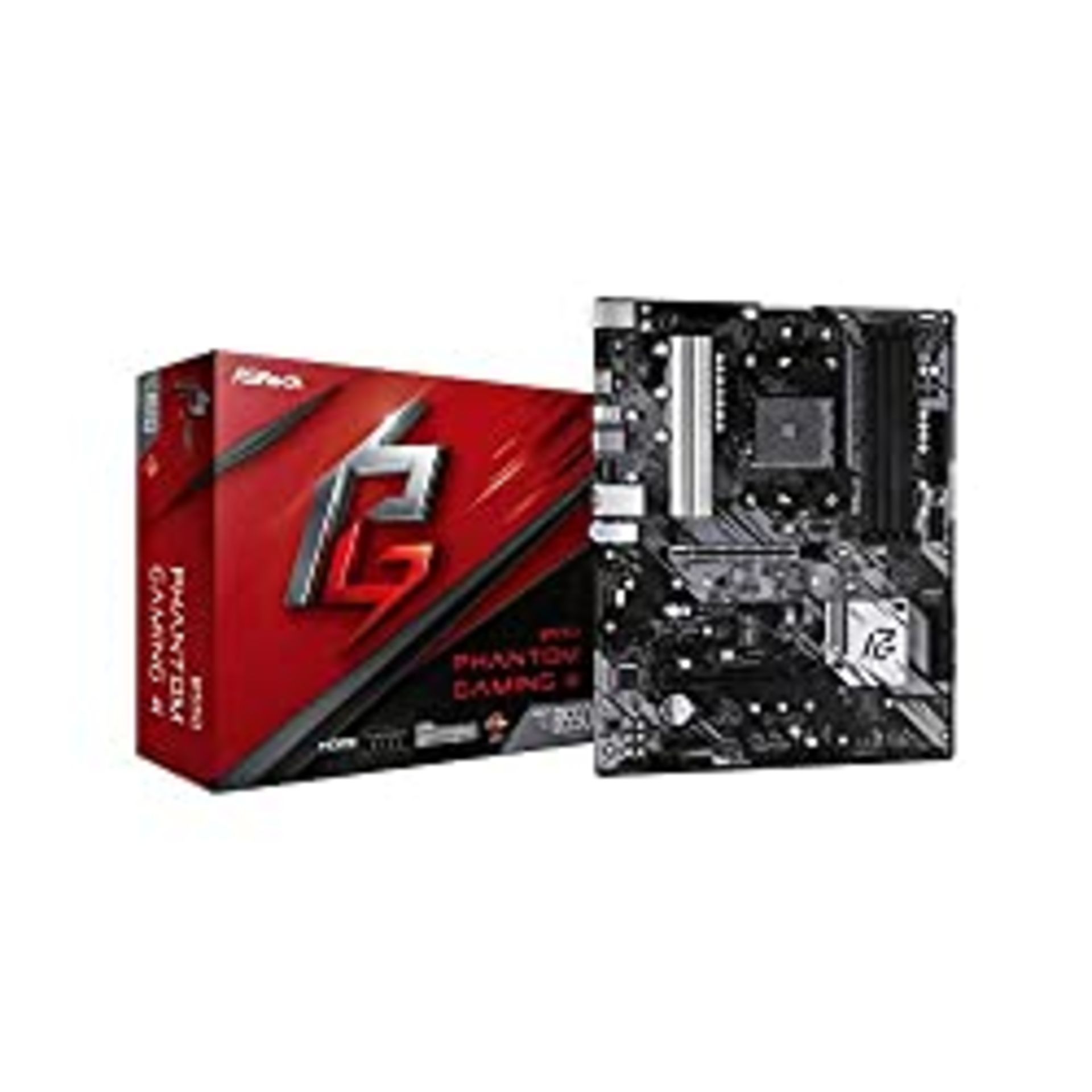 RRP £115.00 Asrock B550 Phantom Gaming 4 Motherboard, Supports 3rd Gen AMD4 Ryzen, PCIe 4.3