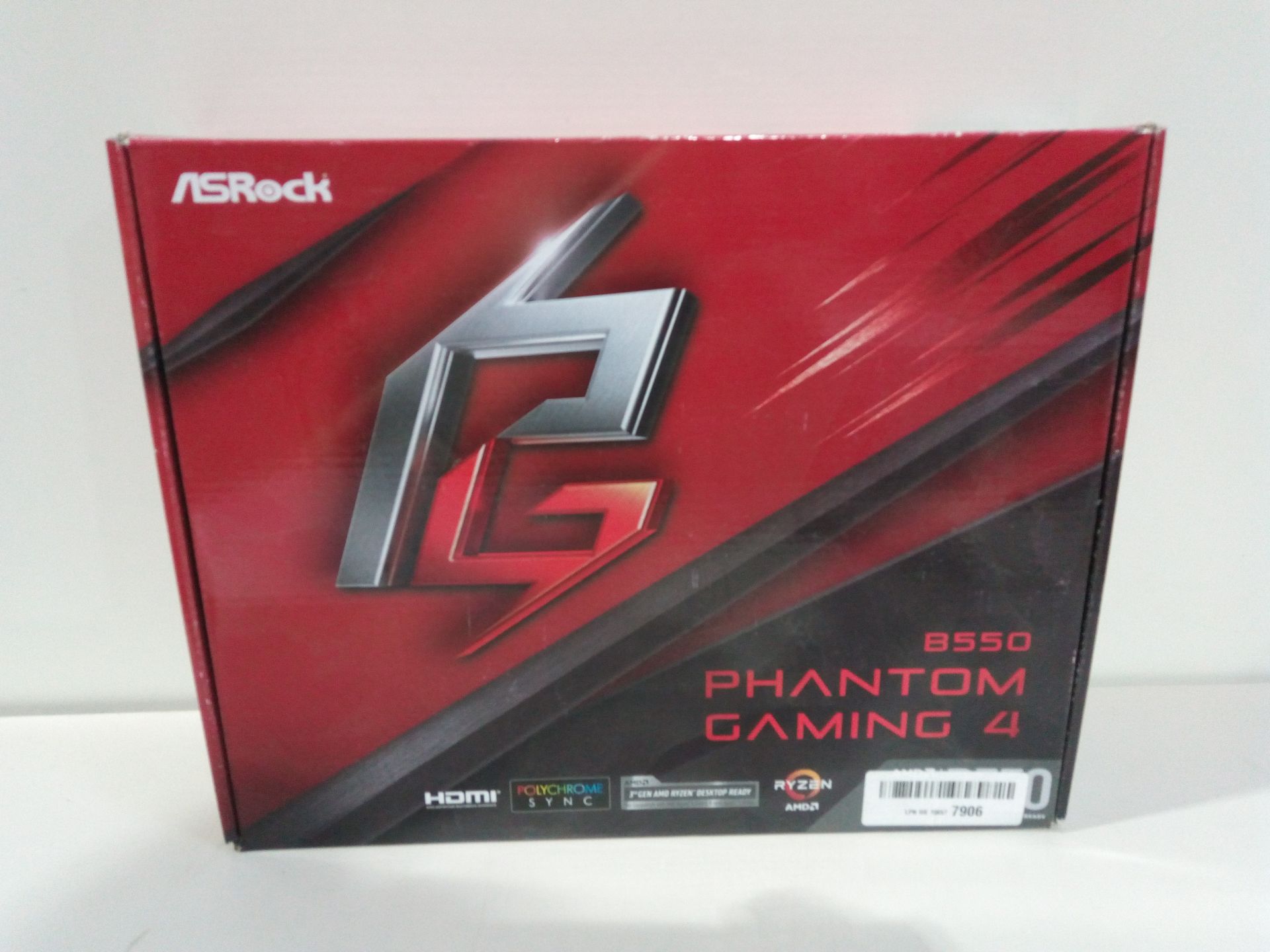 RRP £115.00 Asrock B550 Phantom Gaming 4 Motherboard, Supports 3rd Gen AMD4 Ryzen, PCIe 4.3 - Image 2 of 2