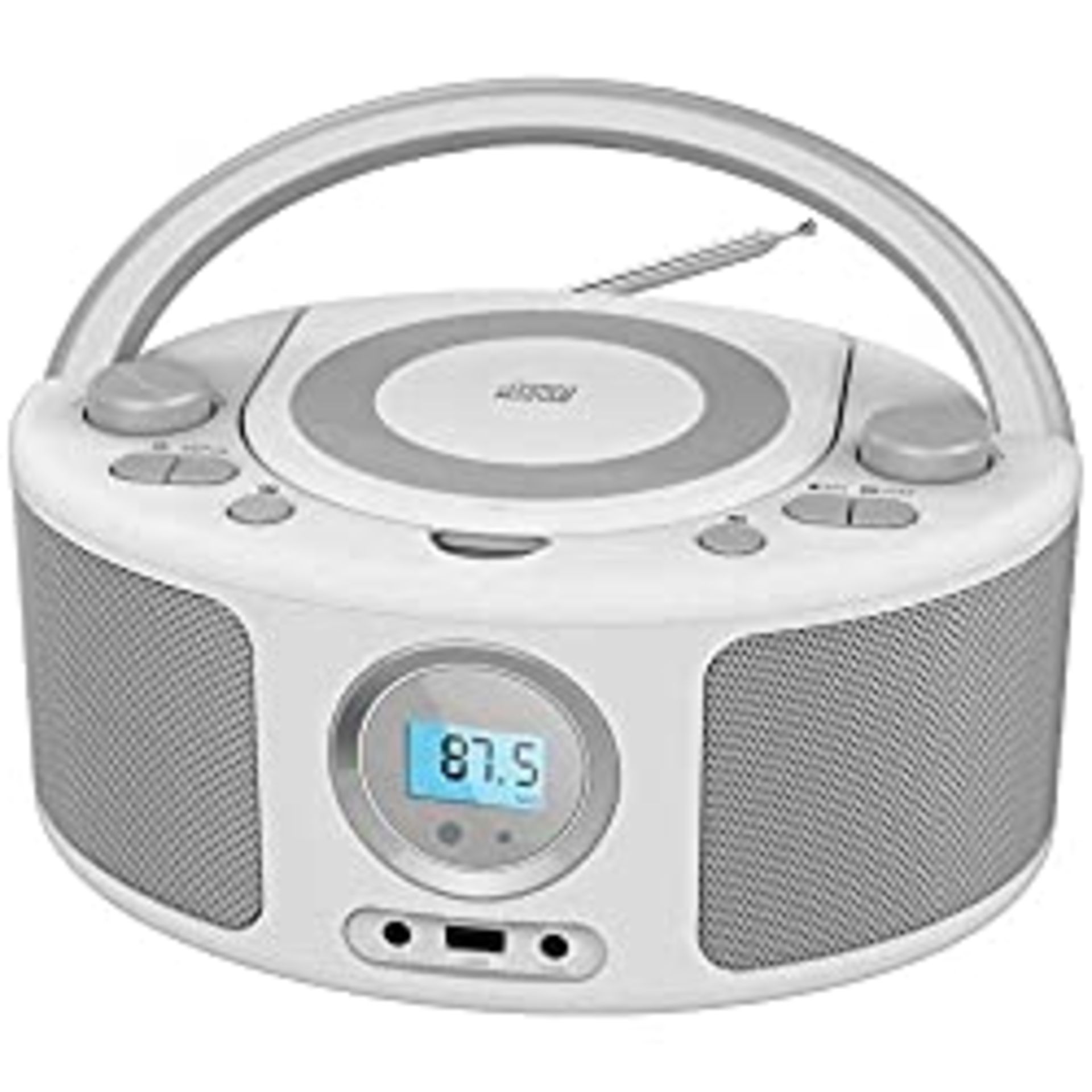 RRP £32.99 CD Radio Portable CD Player Boombox with Bluetooth