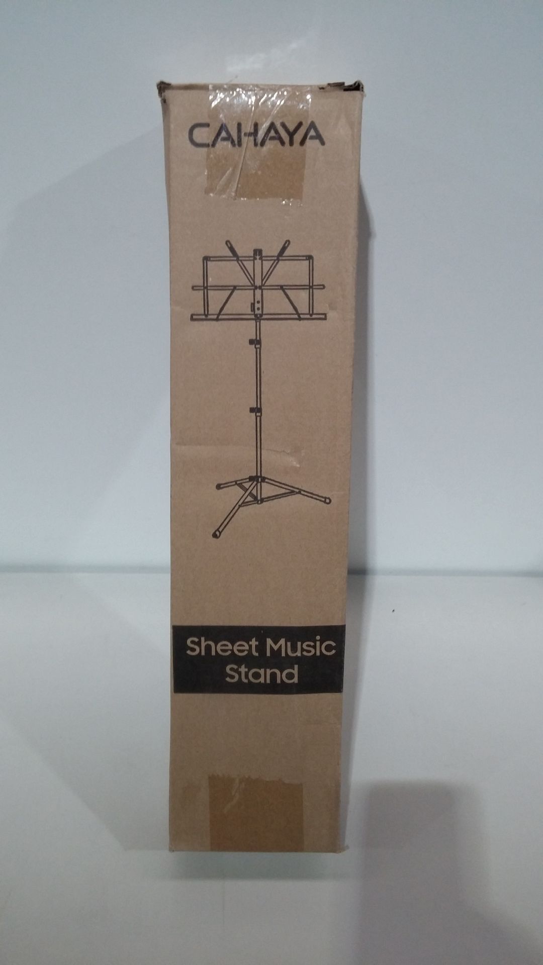 RRP £14.99 CAHAYA Sheet Music Stand Metal Portable with Carrying Bag - Image 2 of 2