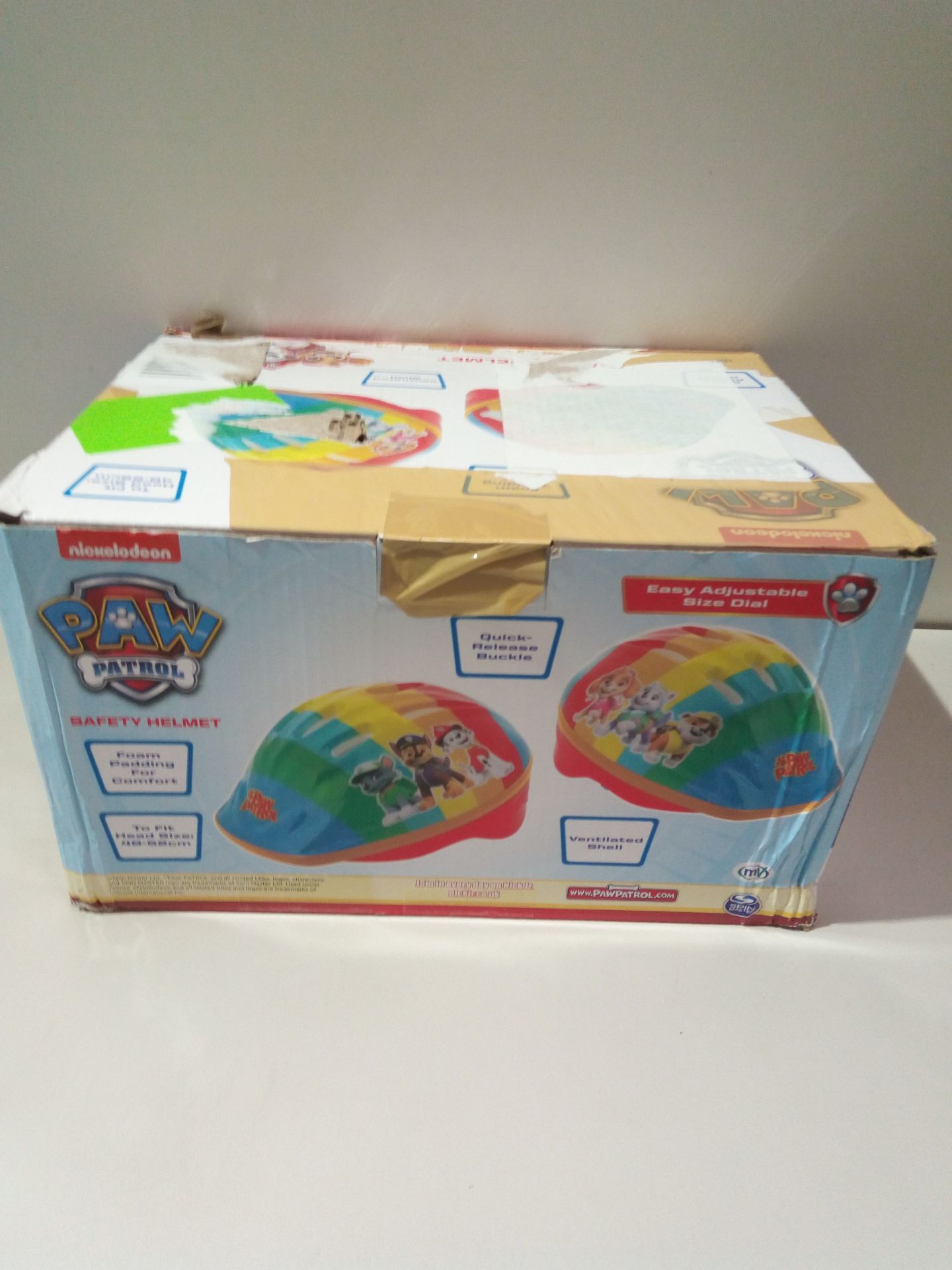 RRP £10.12 Paw Patrol Unisex-Youth Safety Helmet Kids Bicycle, Multicoloured, 48cm-52cm - Image 2 of 2