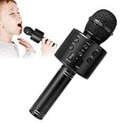 RRP £13.99 CUQOO Bluetooth Microphone 4 in 1 Karaoke Wireless