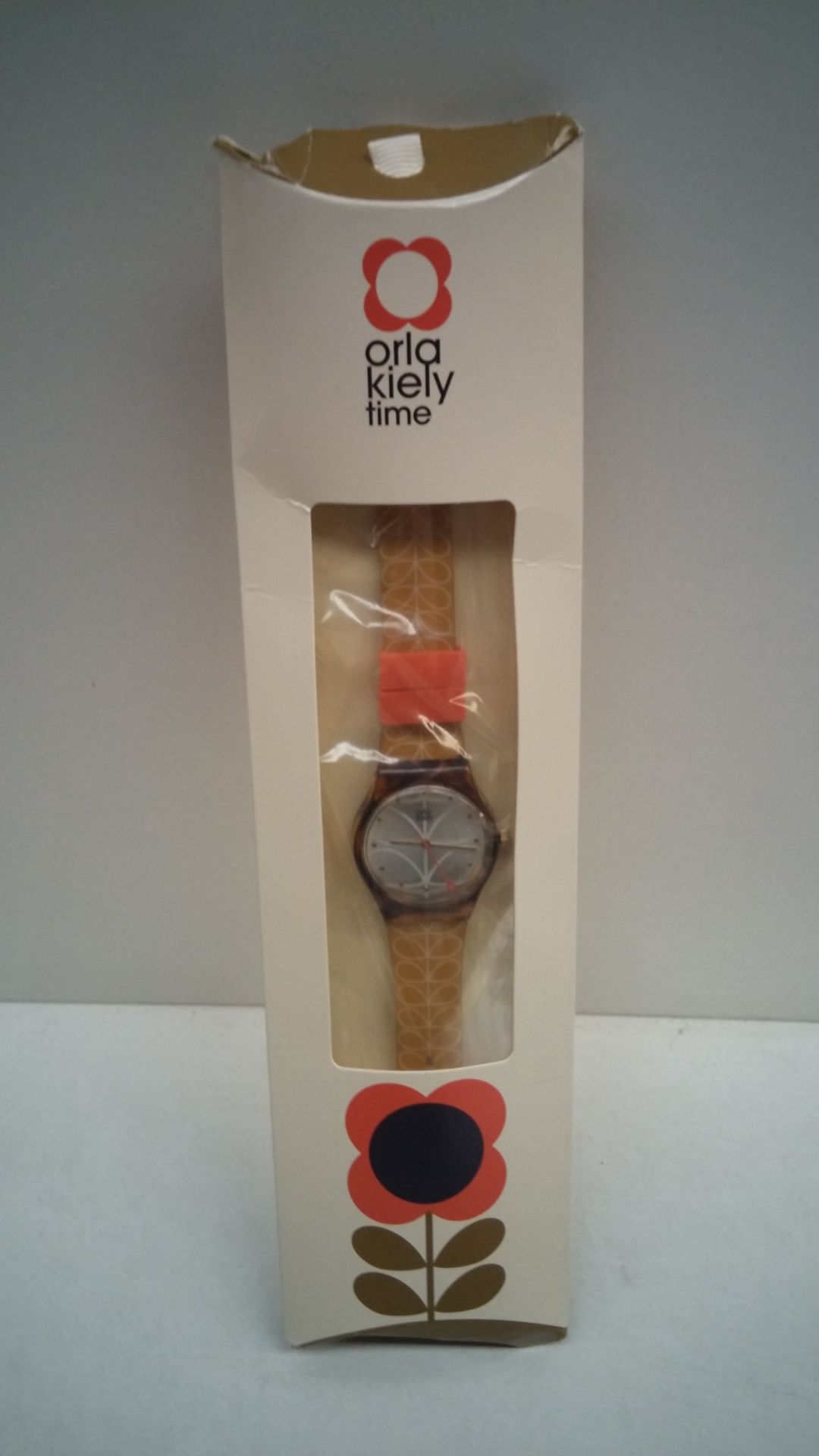 RRP £19.99 Orla Kiely Unisex Adult Analogue Classic Quartz Watch with Plastic Strap OK2222 - Image 2 of 2