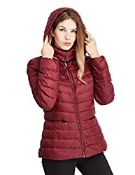 RRP £64.99 Lotus Dew Women's Down Jacket Packable Quilted Coat