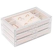 RRP £15.98 Sasha Morel Jewellery Box Organiser Case for Women