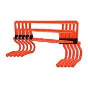 RRP £37.14 Haofy Orange Football Soccer Training Adjustable Hurdles