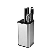 RRP £20.99 Universal Stainless Steel Knife Block with Slots for