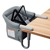 RRP £44.99 VEEYOO Hook On High Chair - Portable Folding Baby Hook On Seat