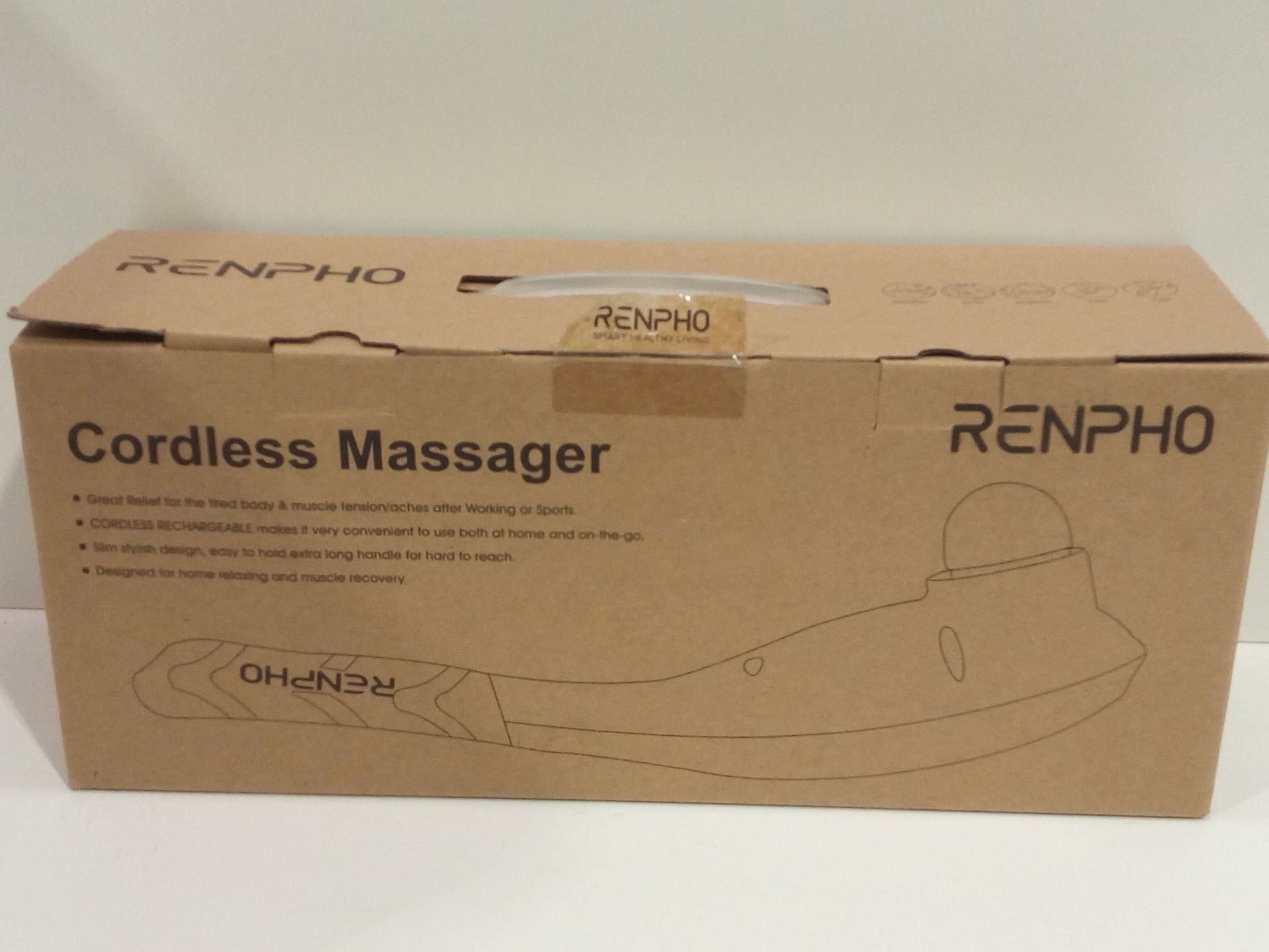 RRP £31.44 RENPHO Hand Held Deep Tissue Massager for Muscles - Image 2 of 2