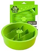 RRP £12.98 Mighty Paw Slow Feed Dog Bowl Insert | Interactive