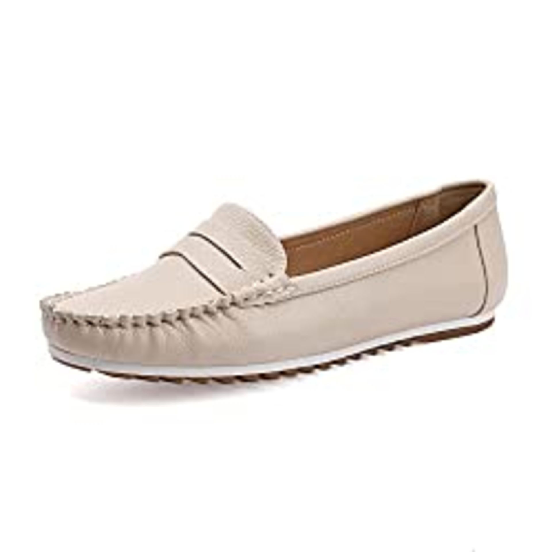 RRP £24.98 MecKiss Loafers for Women Comfy Flats Ladies Slip On