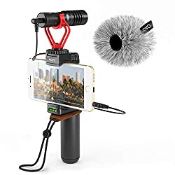RRP £34.94 Movo Smartphone Video Rig with Shotgun Microphone