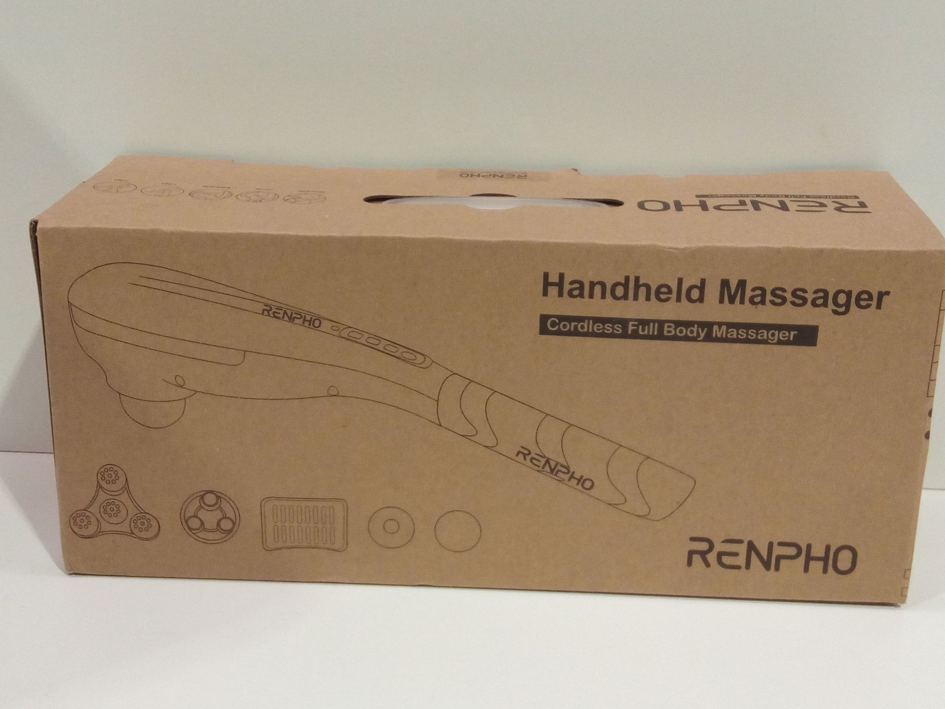 RRP £36.98 RENPHO Massager Rechargeable Cordless Handheld Massager - Image 2 of 2