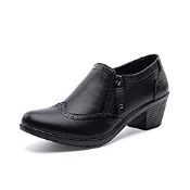 RRP £22.99 MecKiss Women's Brogue Ankle Boots Ladies Retro Work