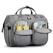 RRP £32.99 Baby Changing Bag with Pram Clips and Changing Mat