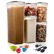 RRP £16.67 Aitsite Cereal Storage Containers Set