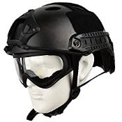 RRP £31.32 QHIU Tactical Helmet PJ Type Lightweight Protective