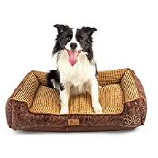 RRP £39.98 AcornPets B-602 Deluxe Coffee Color Large Dog Bed